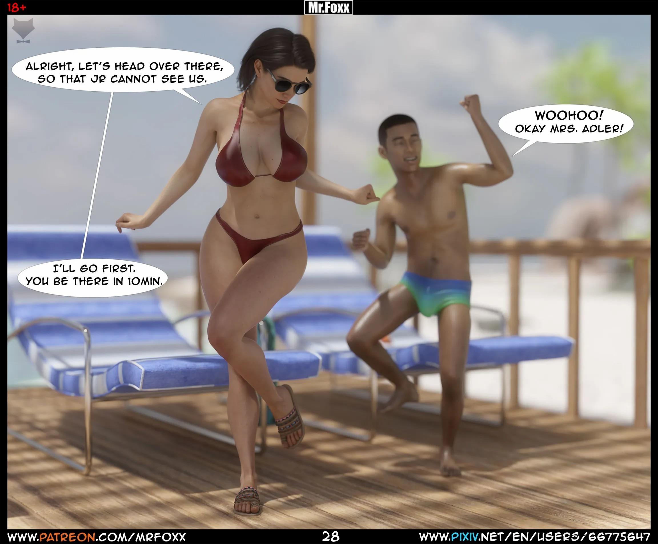 【3D】【英文漫画】妈妈的韵事（1）