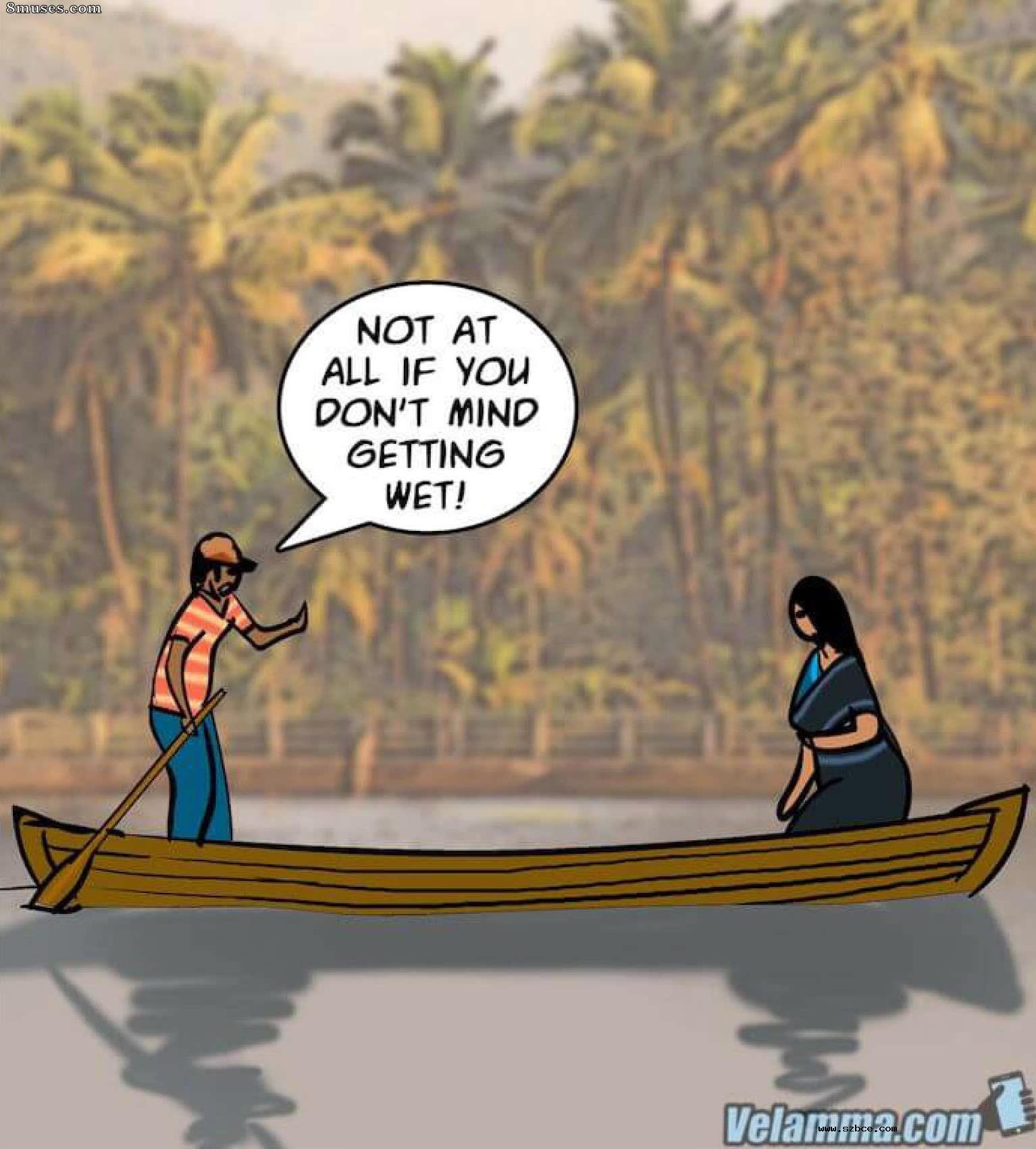 【英文漫画】Velamma 第76话  寒冽的旅程