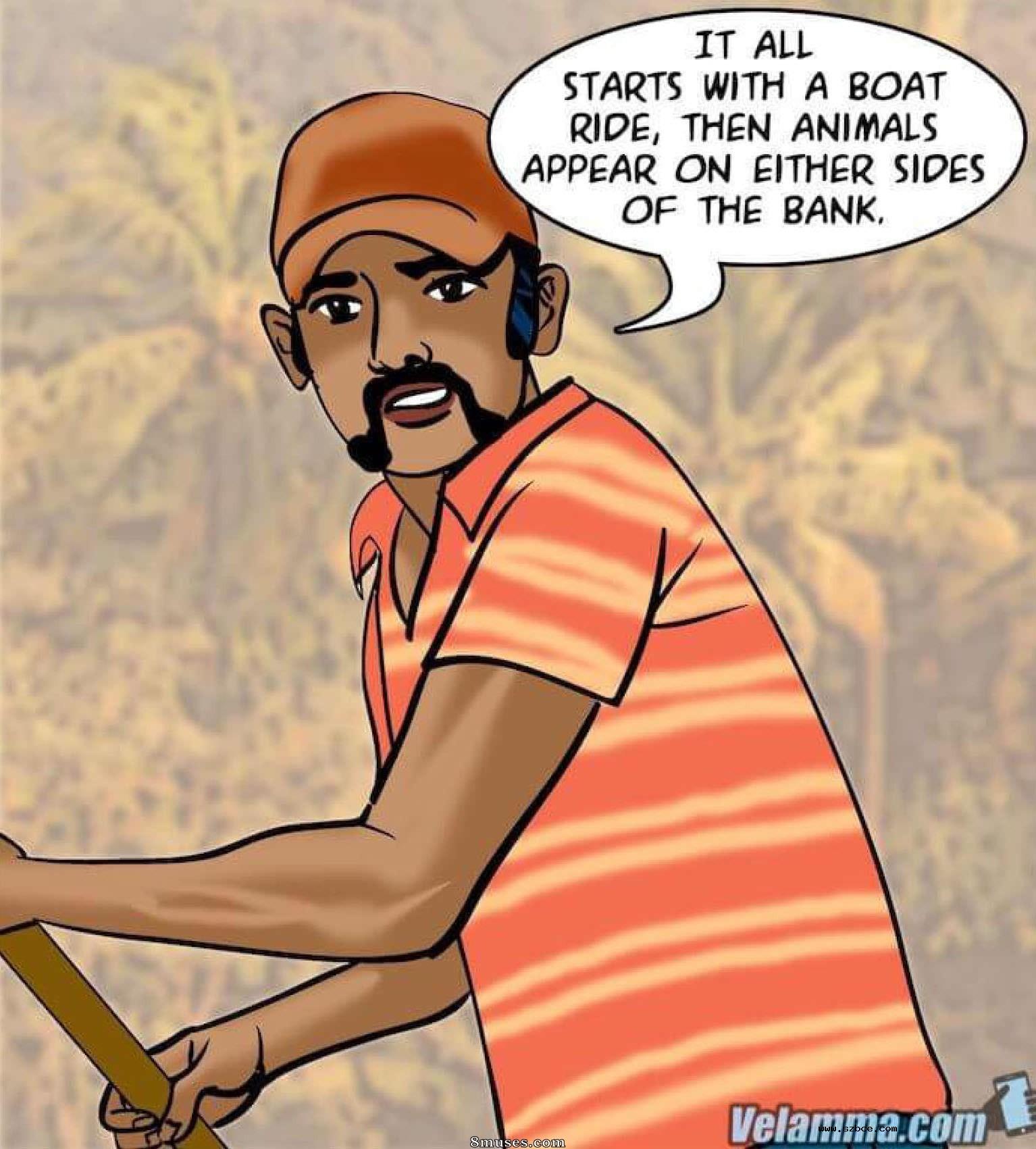 【英文漫画】Velamma 第76话  寒冽的旅程