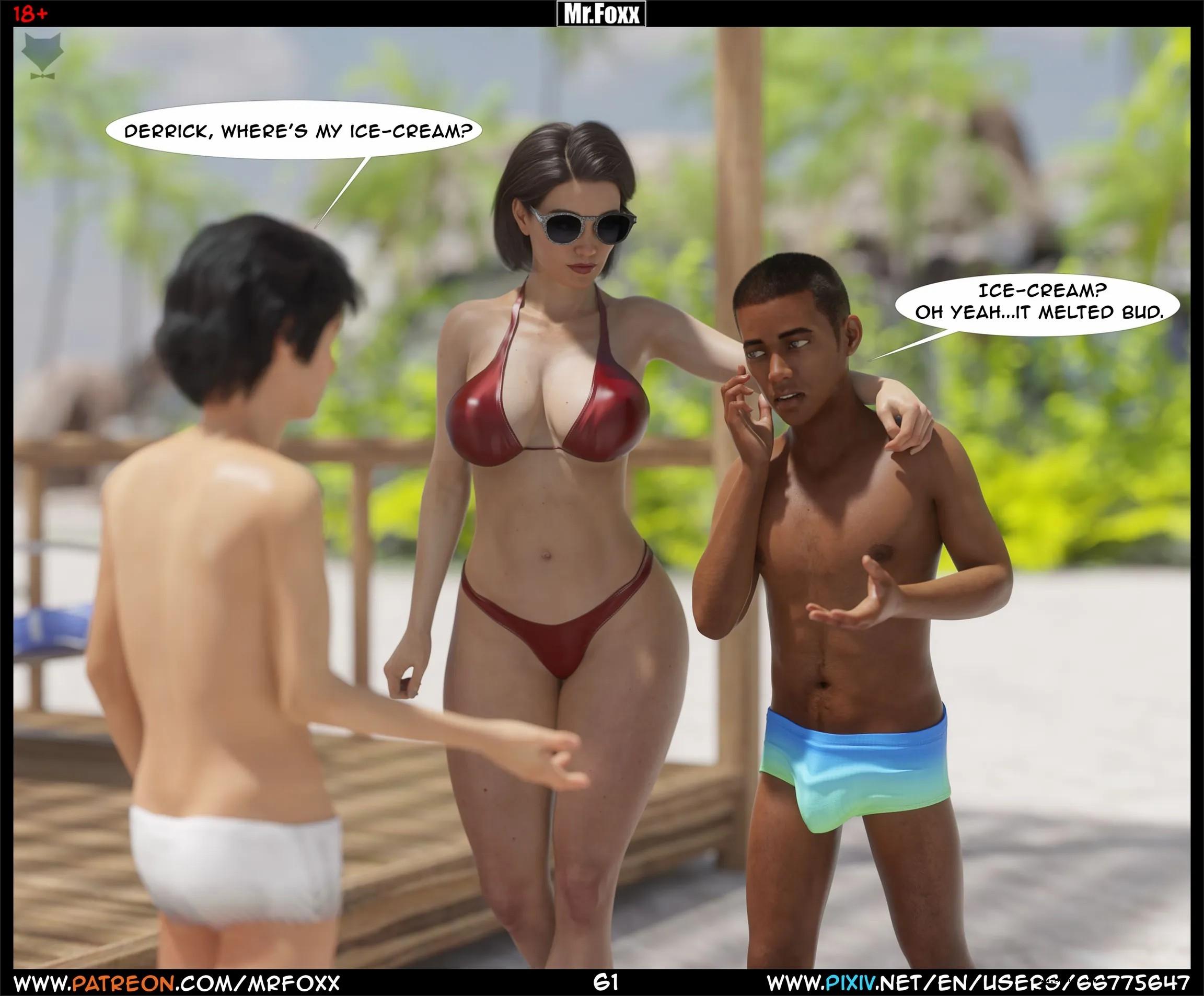 【3D】【英文漫画】妈妈的韵事（1）