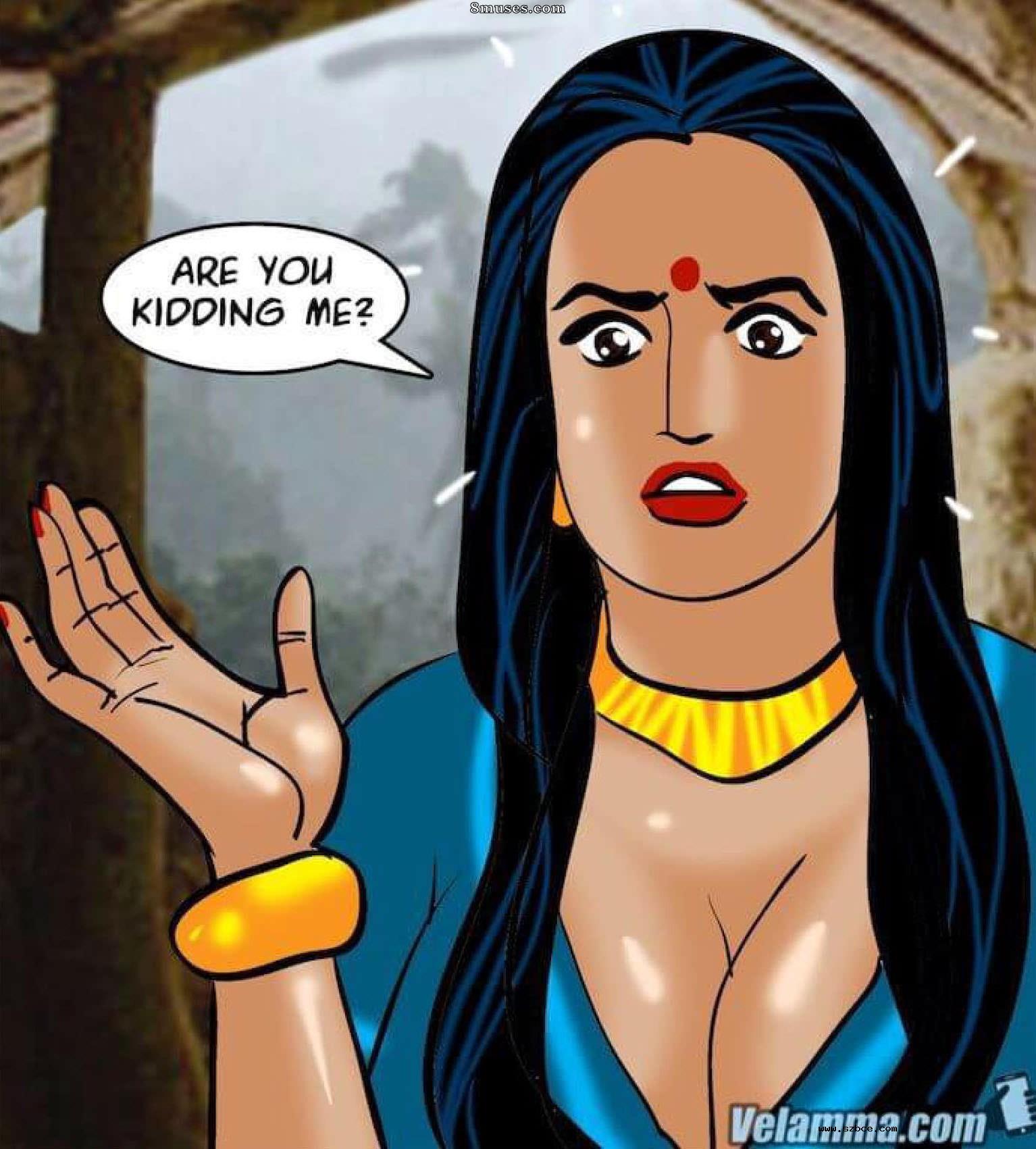 【英文漫画】Velamma 第76话  寒冽的旅程