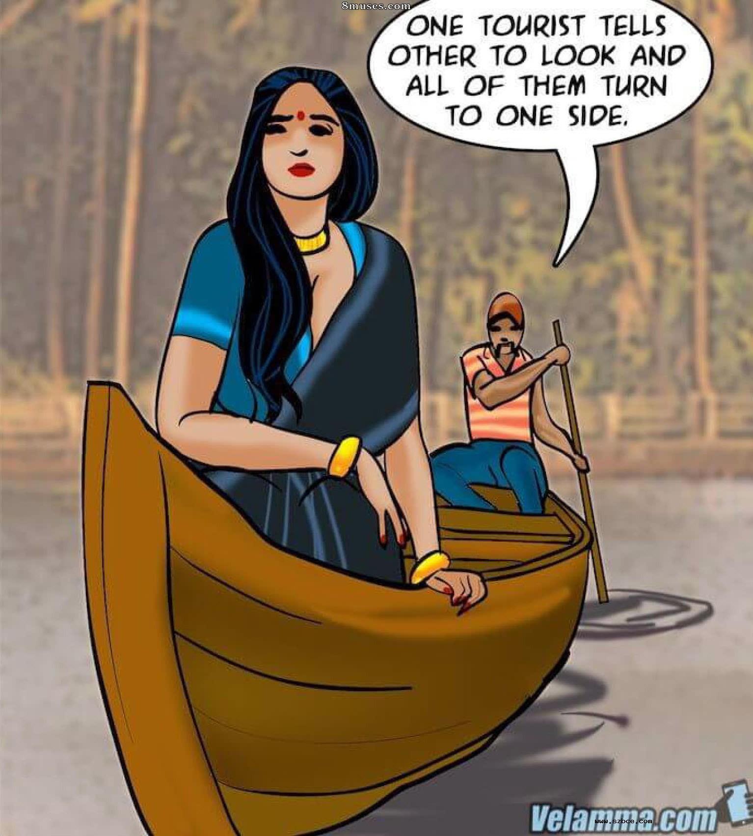 【英文漫画】Velamma 第76话  寒冽的旅程