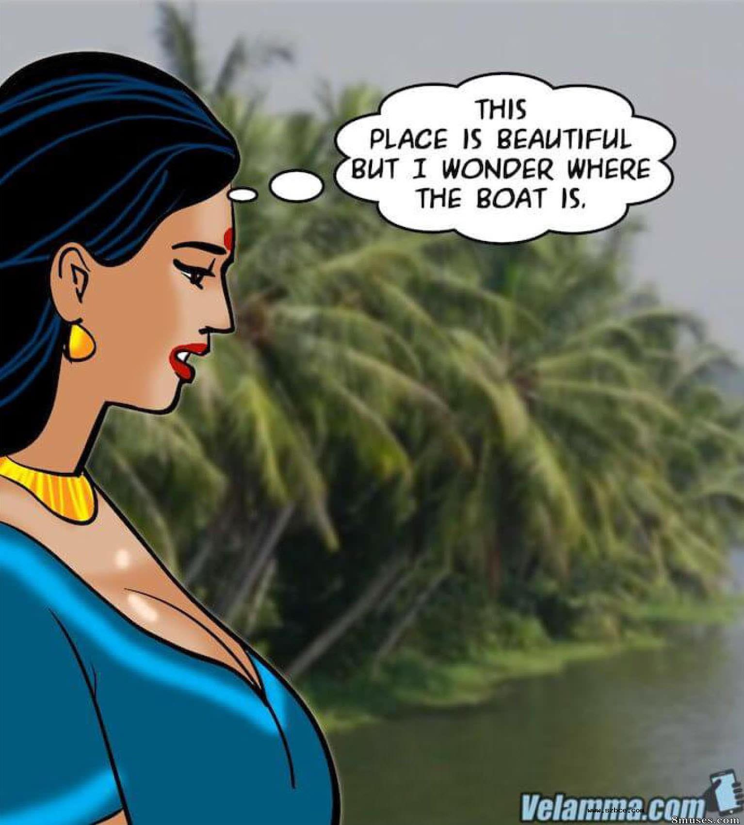 【英文漫画】Velamma 第76话  寒冽的旅程