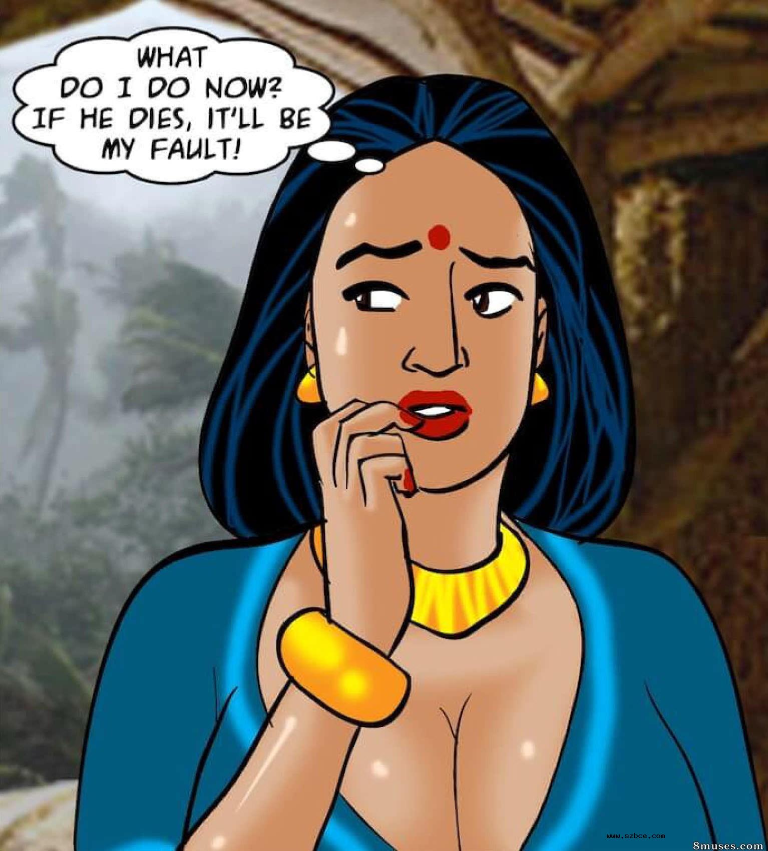 【英文漫画】Velamma 第76话  寒冽的旅程