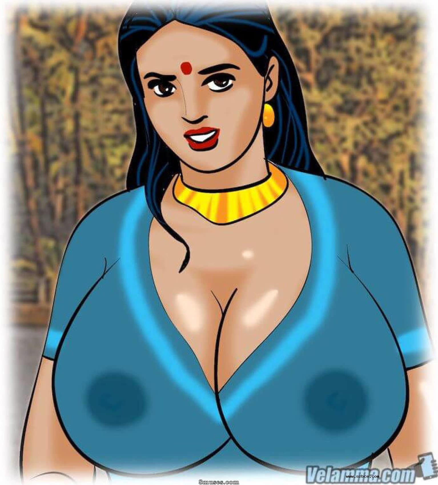 【英文漫画】Velamma 第76话  寒冽的旅程