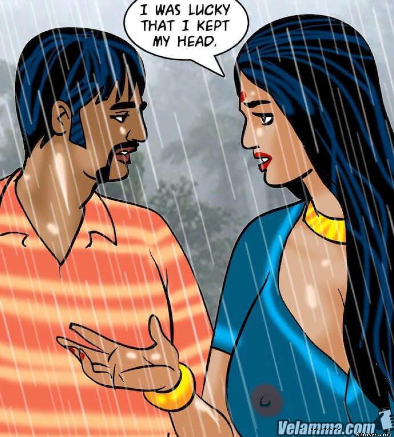 【英文漫画】Velamma 第76话  寒冽的旅程