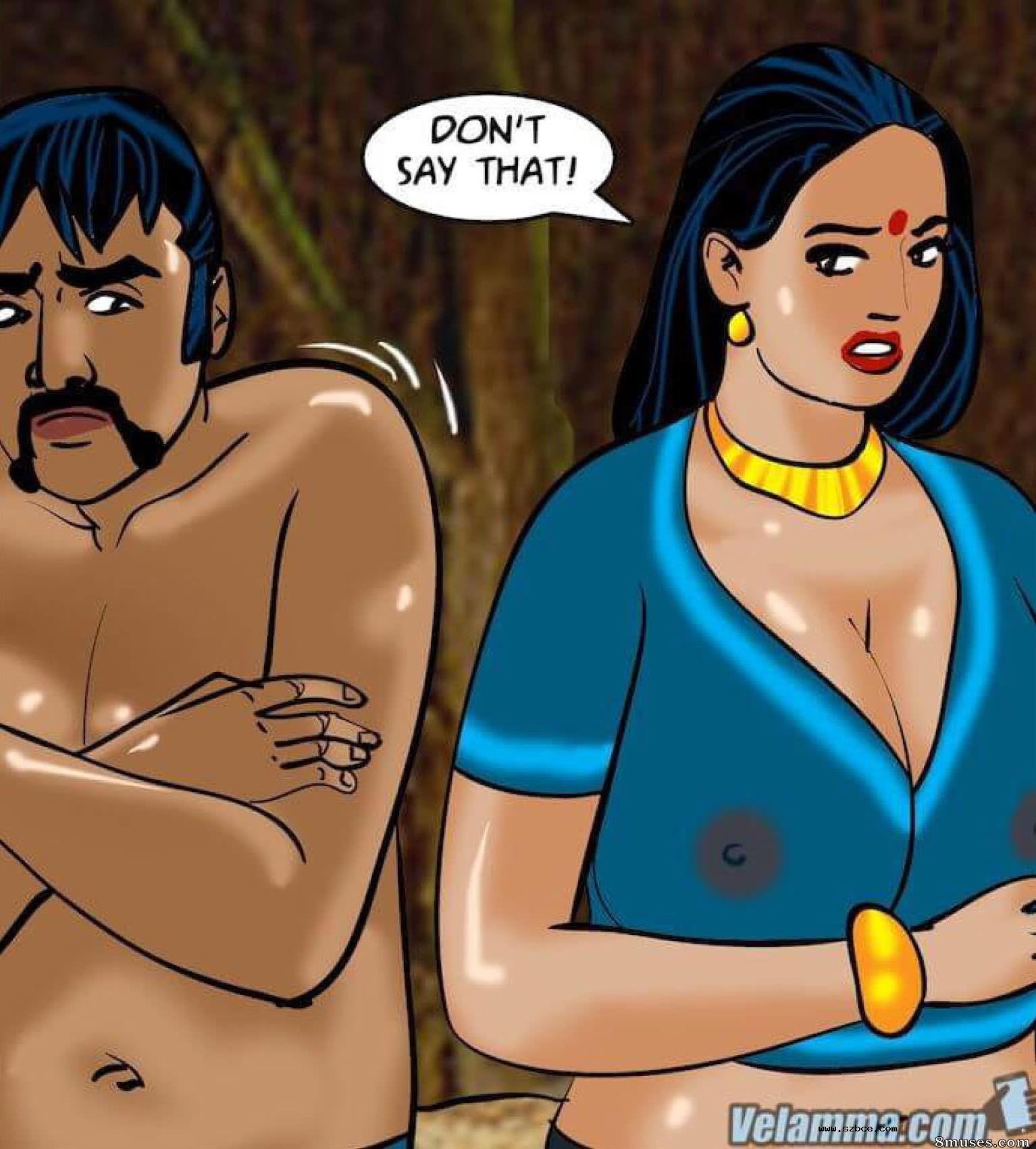 【英文漫画】Velamma 第76话  寒冽的旅程