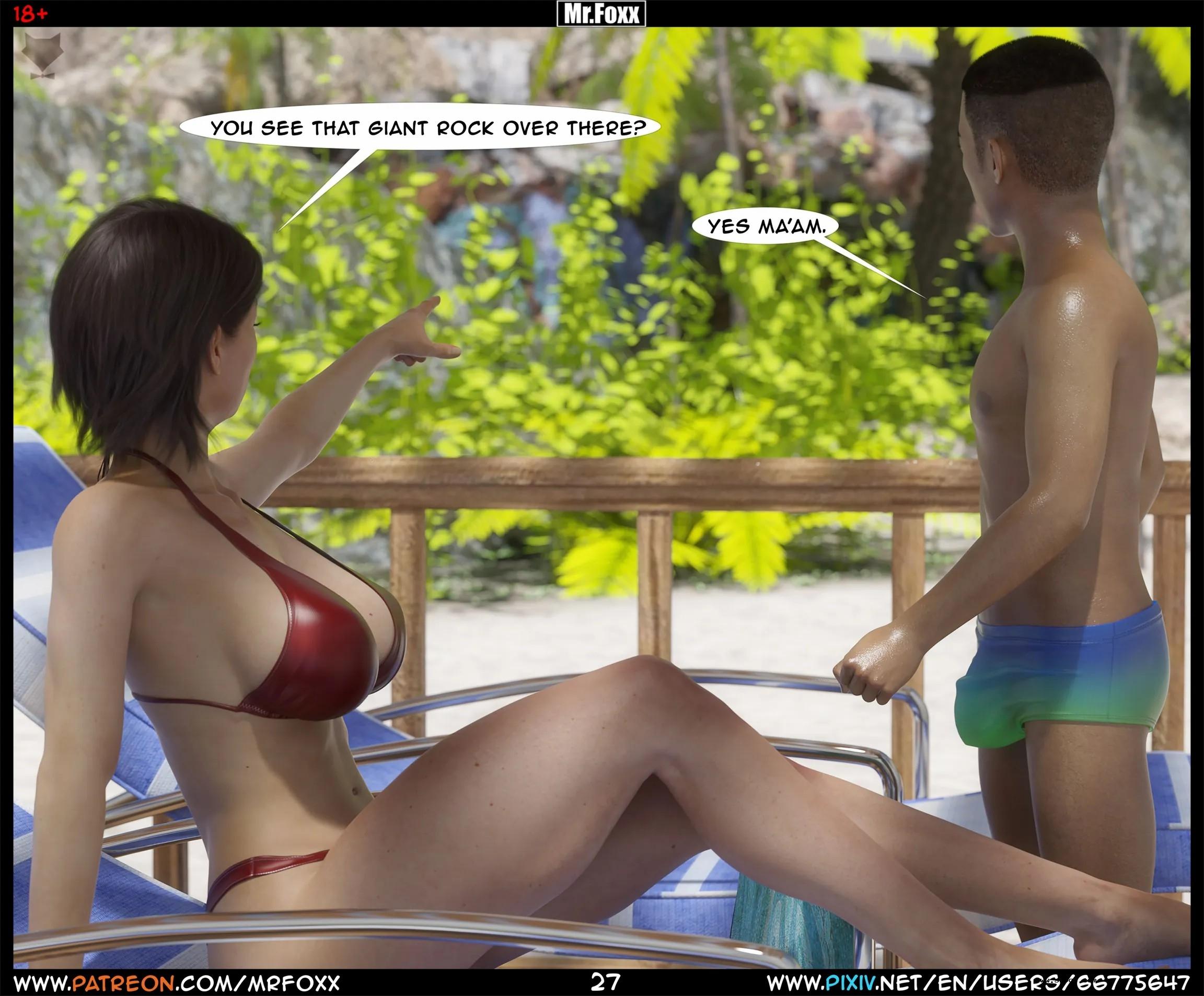 【3D】【英文漫画】妈妈的韵事（1）