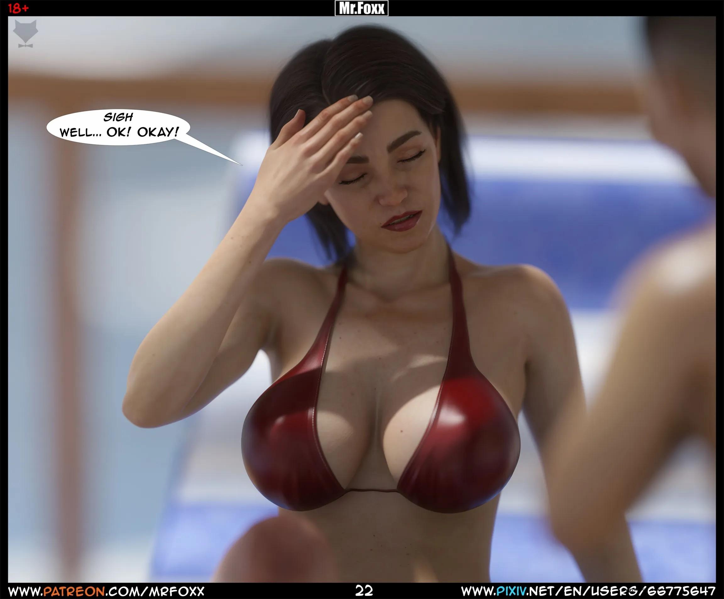 【3D】【英文漫画】妈妈的韵事（1）