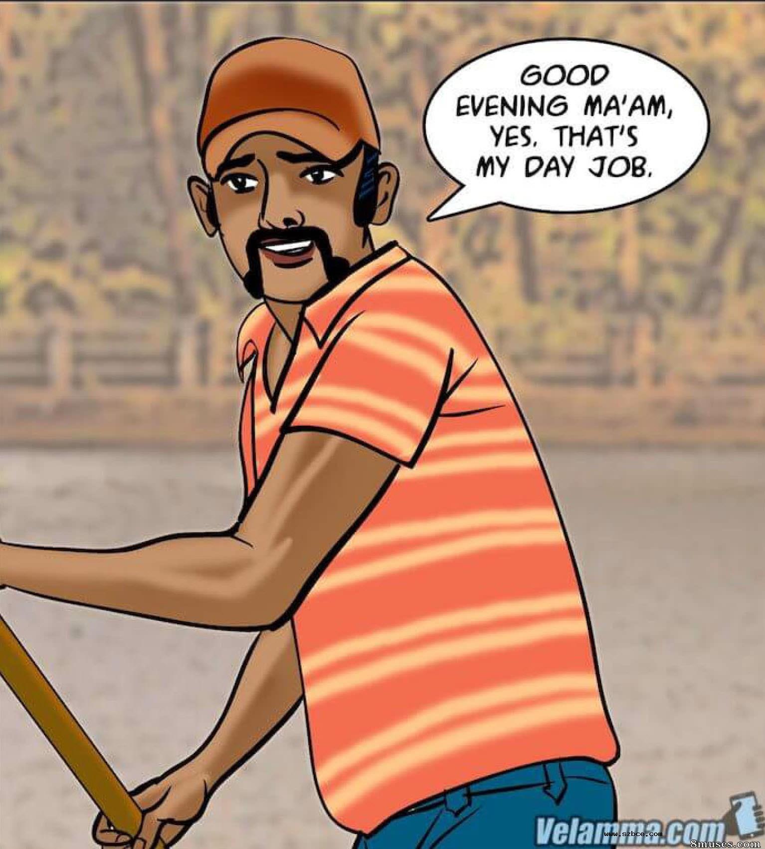 【英文漫画】Velamma 第76话  寒冽的旅程