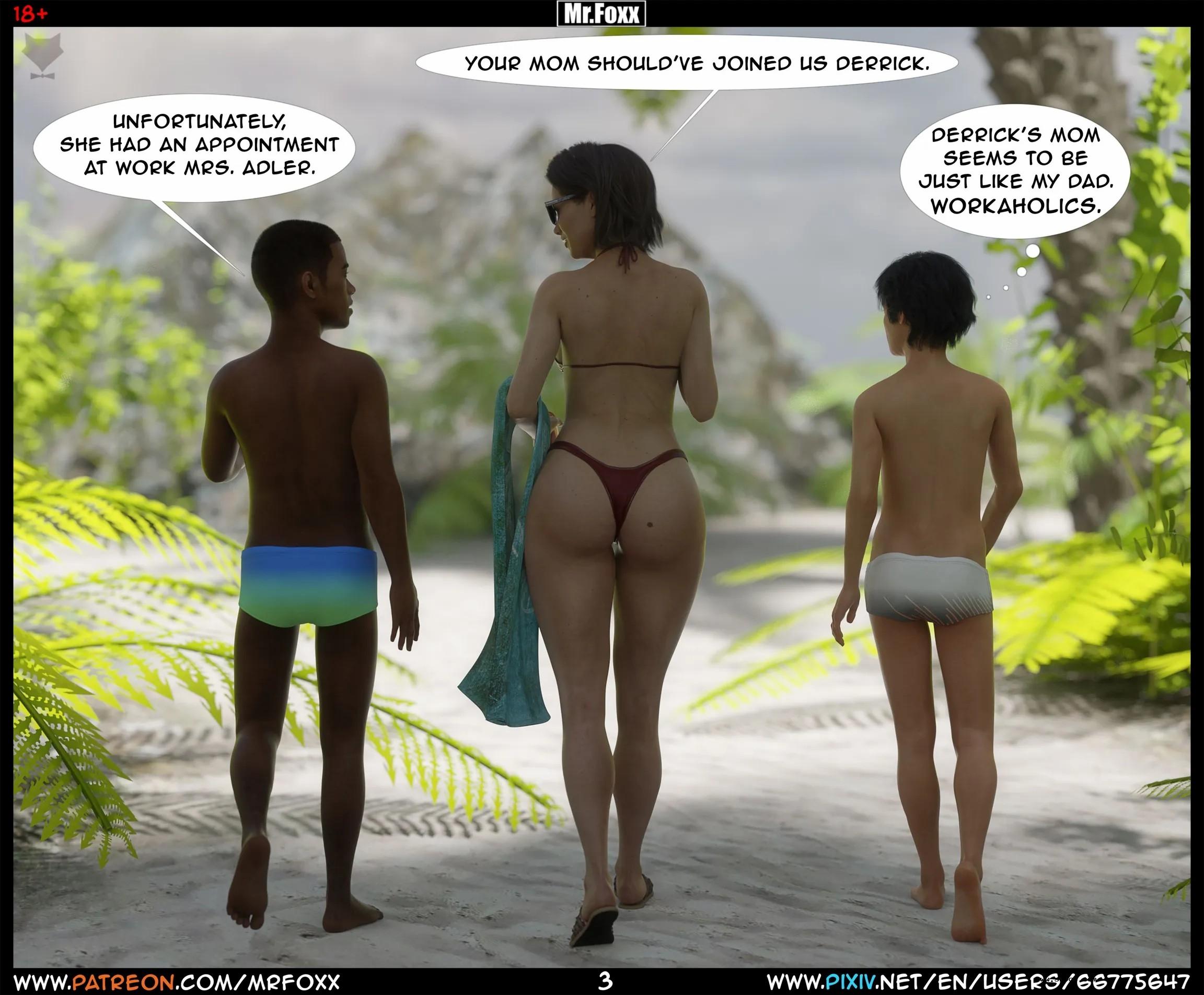 【3D】【英文漫画】妈妈的韵事（1）