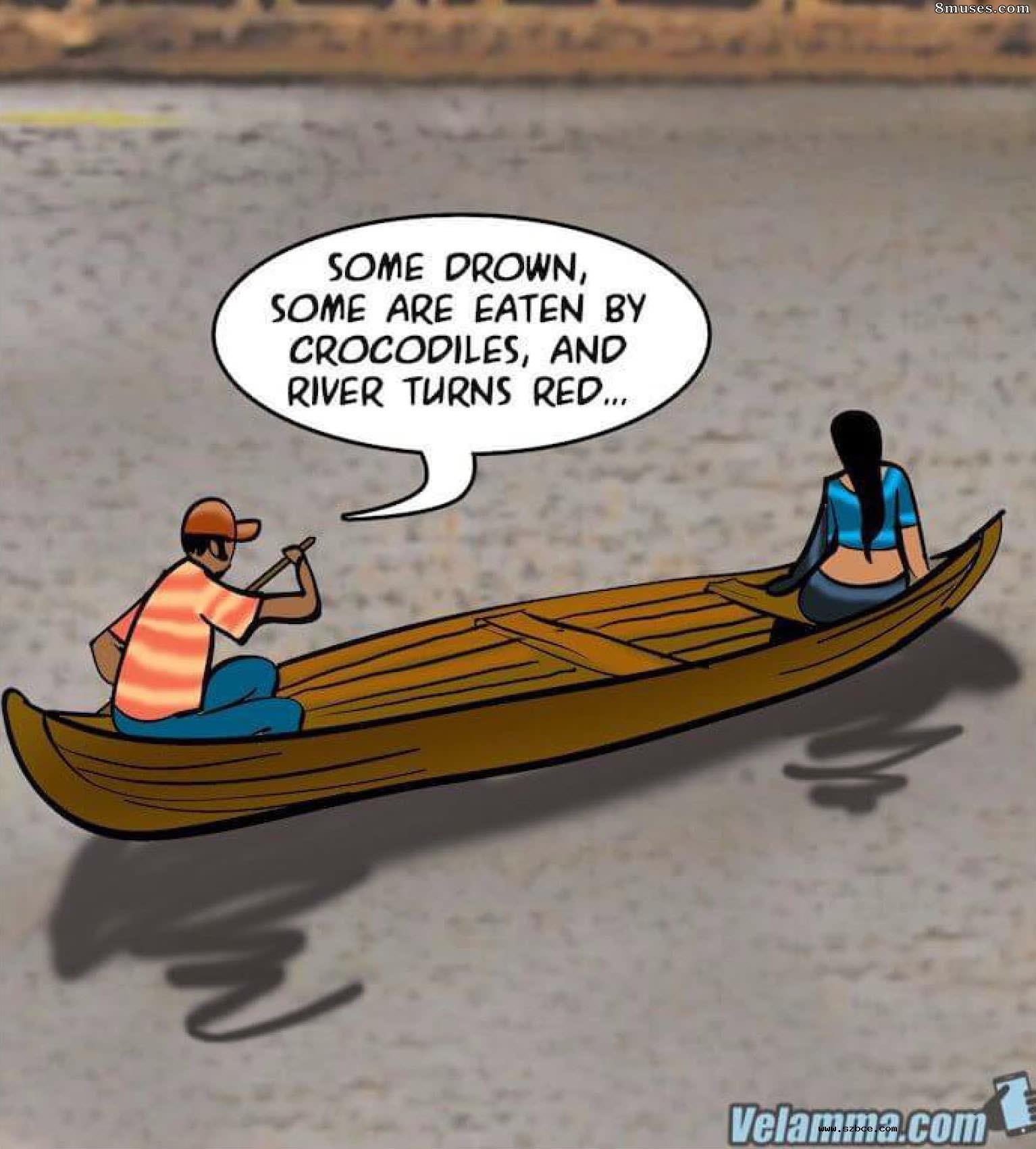 【英文漫画】Velamma 第76话  寒冽的旅程