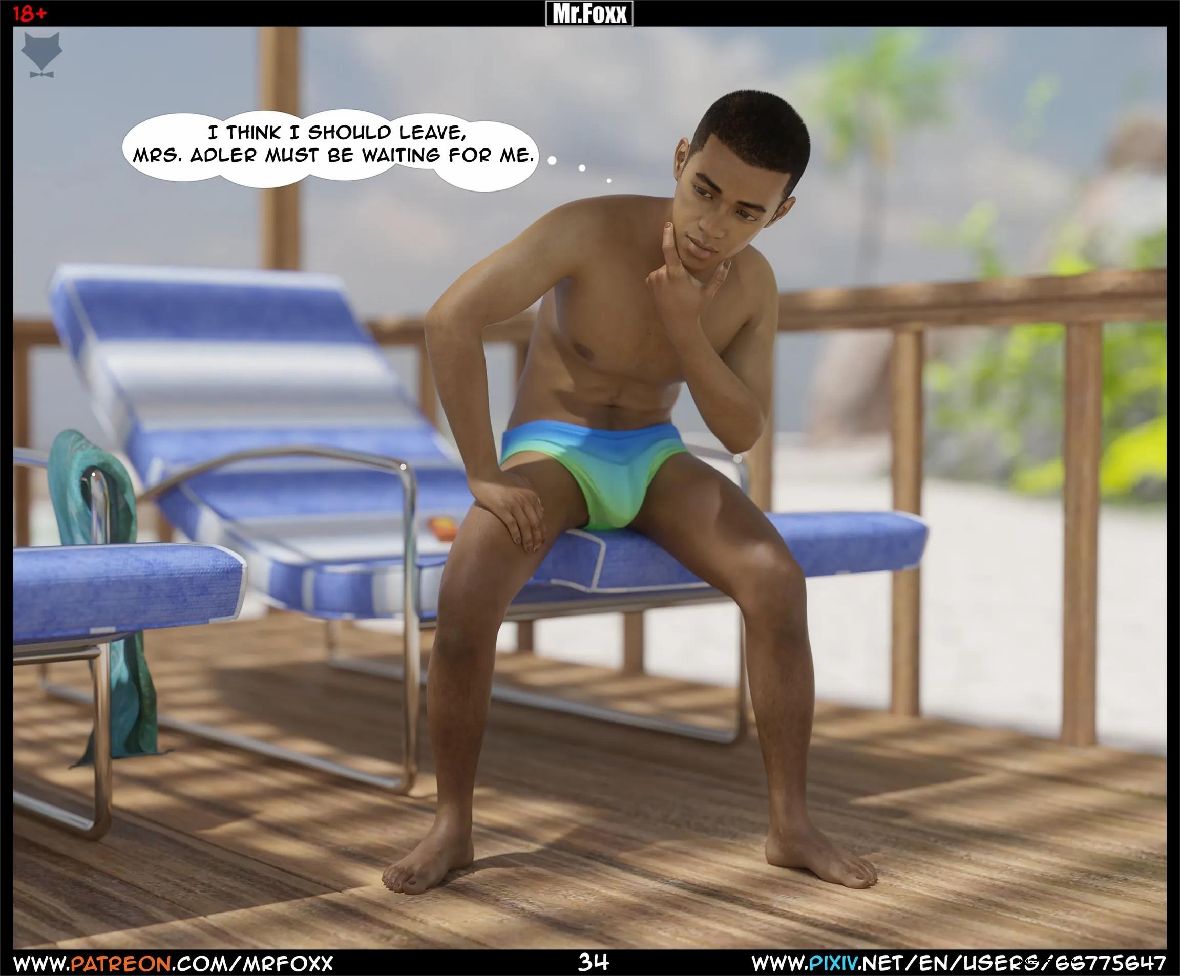 【3D】【英文漫画】妈妈的韵事（1）