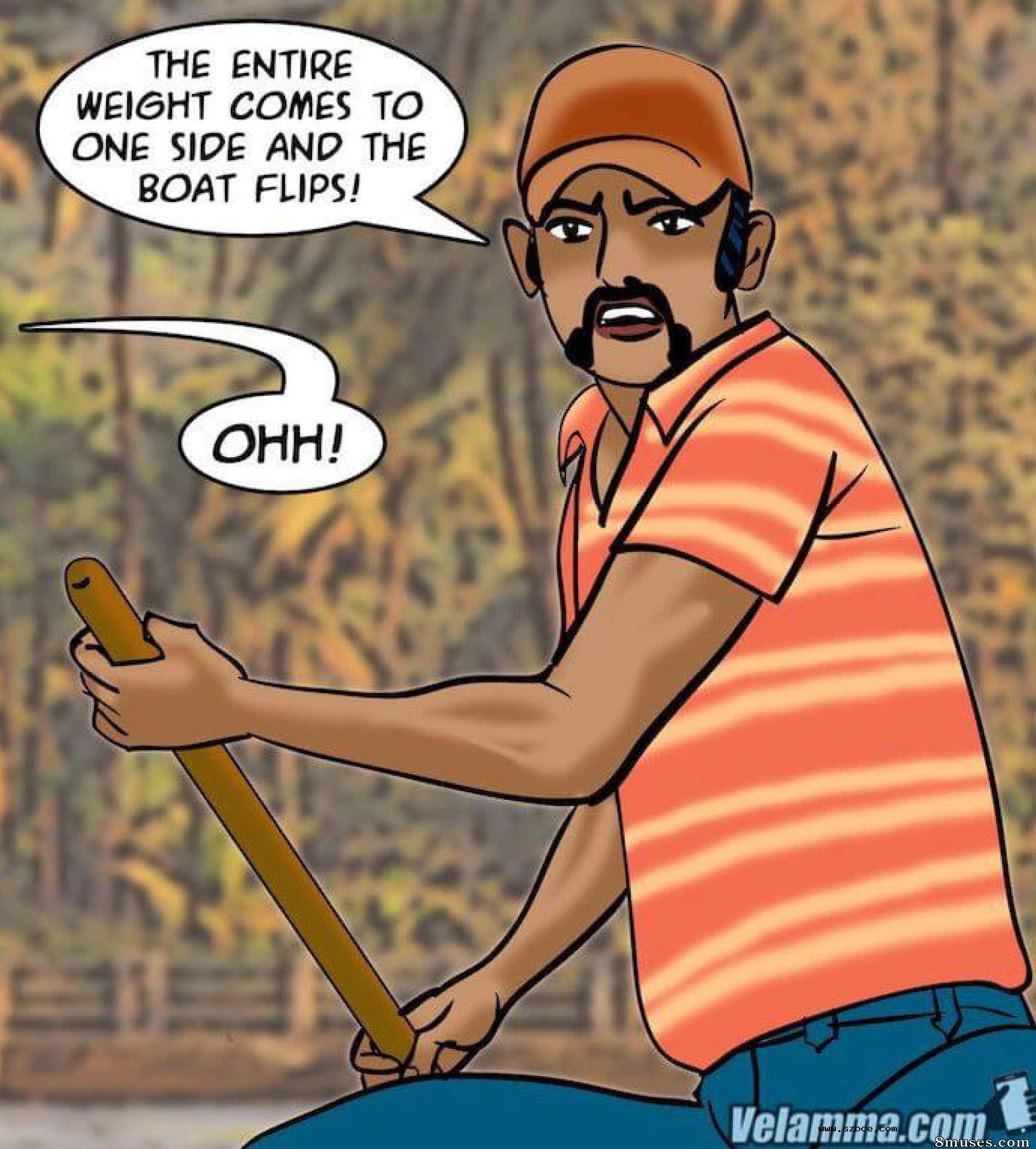 【英文漫画】Velamma 第76话  寒冽的旅程