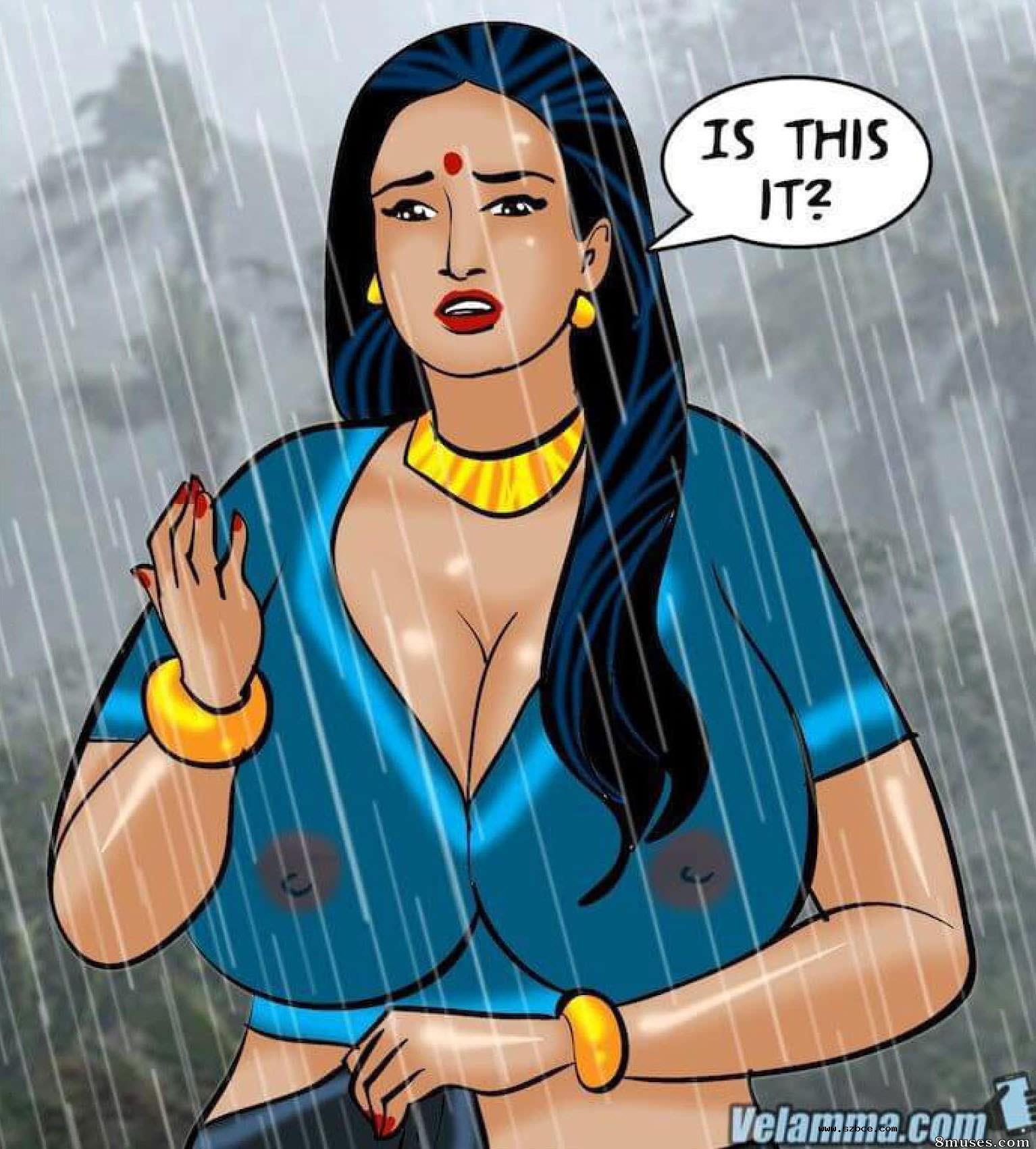 【英文漫画】Velamma 第76话  寒冽的旅程