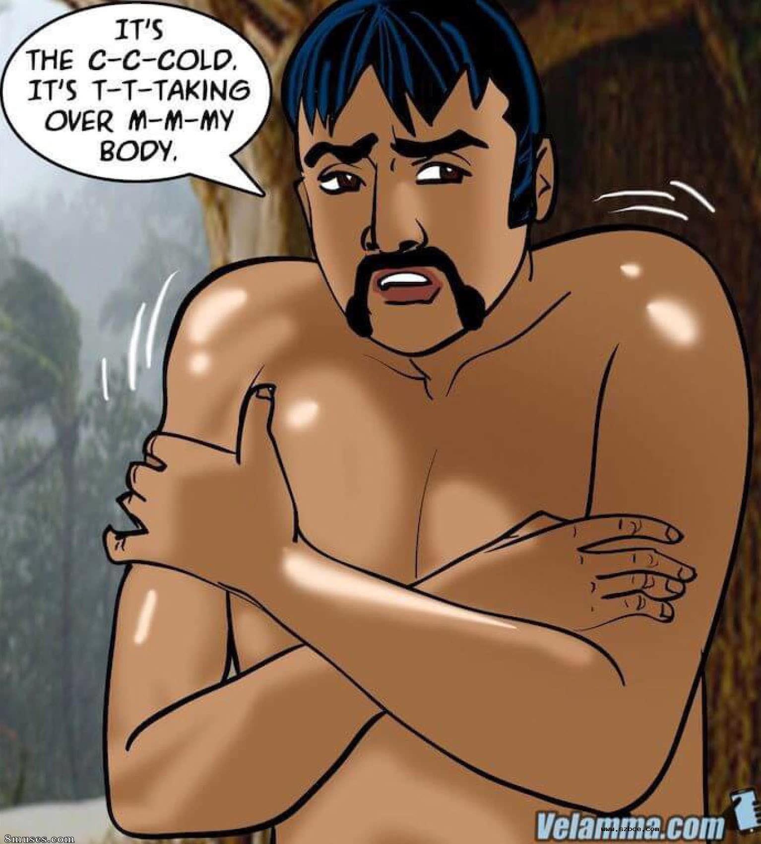 【英文漫画】Velamma 第76话  寒冽的旅程