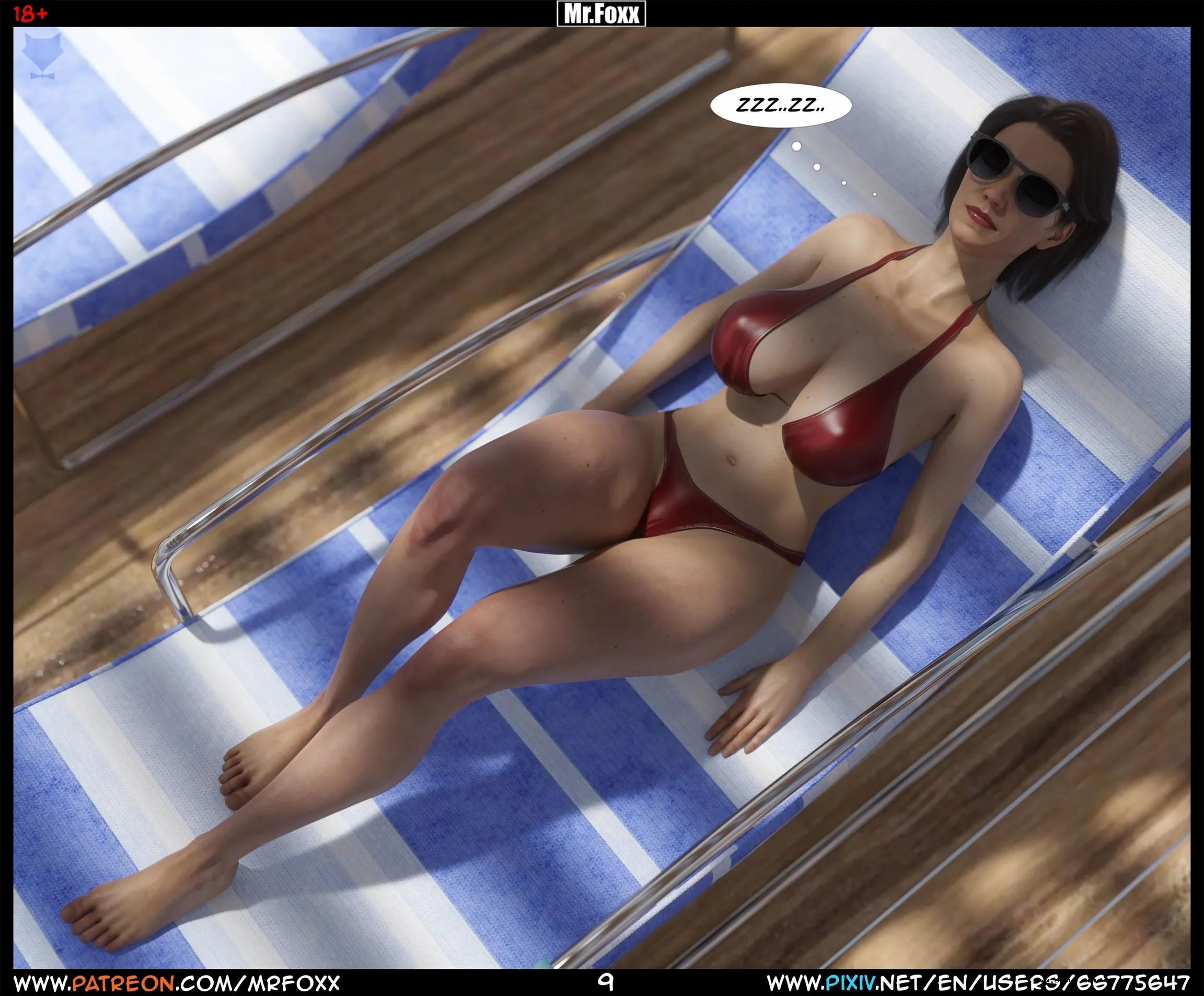 【3D】【英文漫画】妈妈的韵事（1）