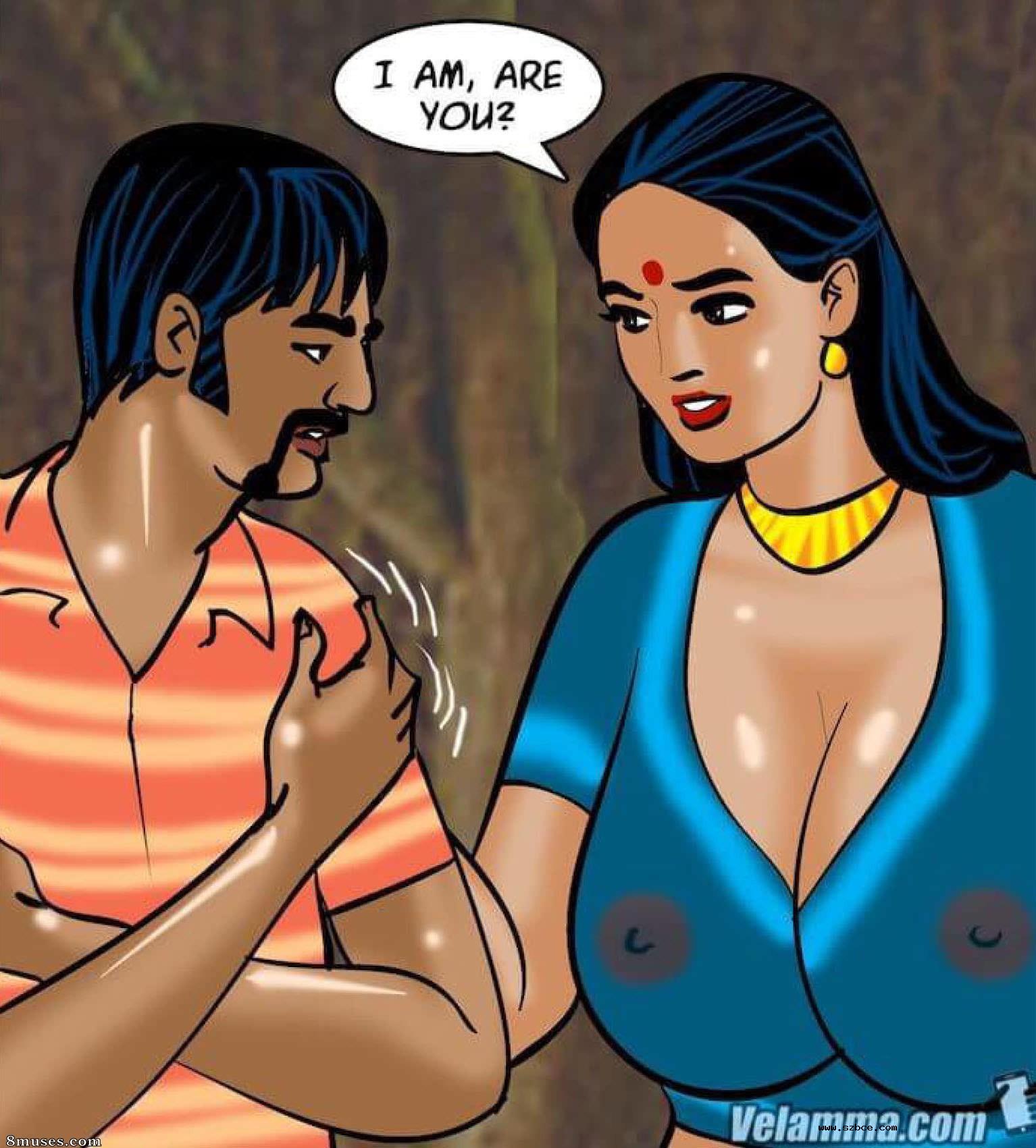 【英文漫画】Velamma 第76话  寒冽的旅程