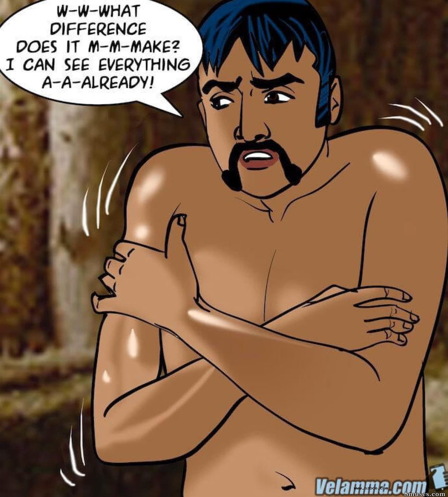 【英文漫画】Velamma 第76话  寒冽的旅程