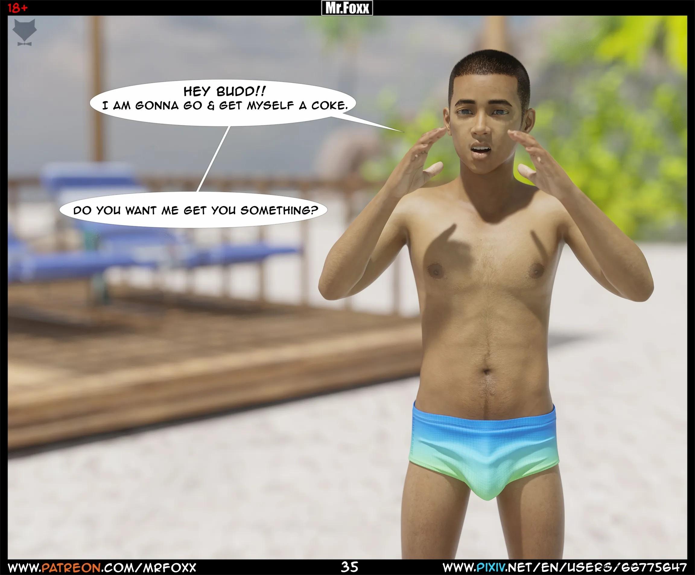 【3D】【英文漫画】妈妈的韵事（1）