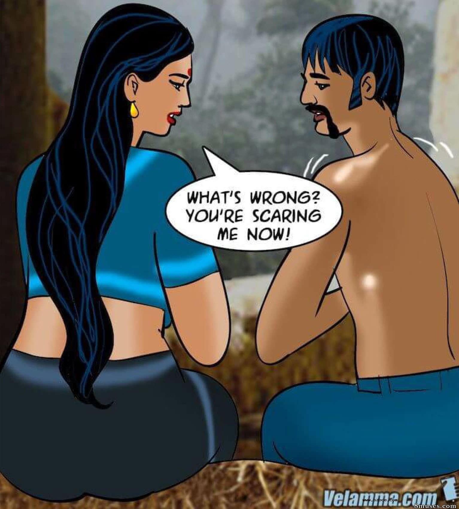 【英文漫画】Velamma 第76话  寒冽的旅程