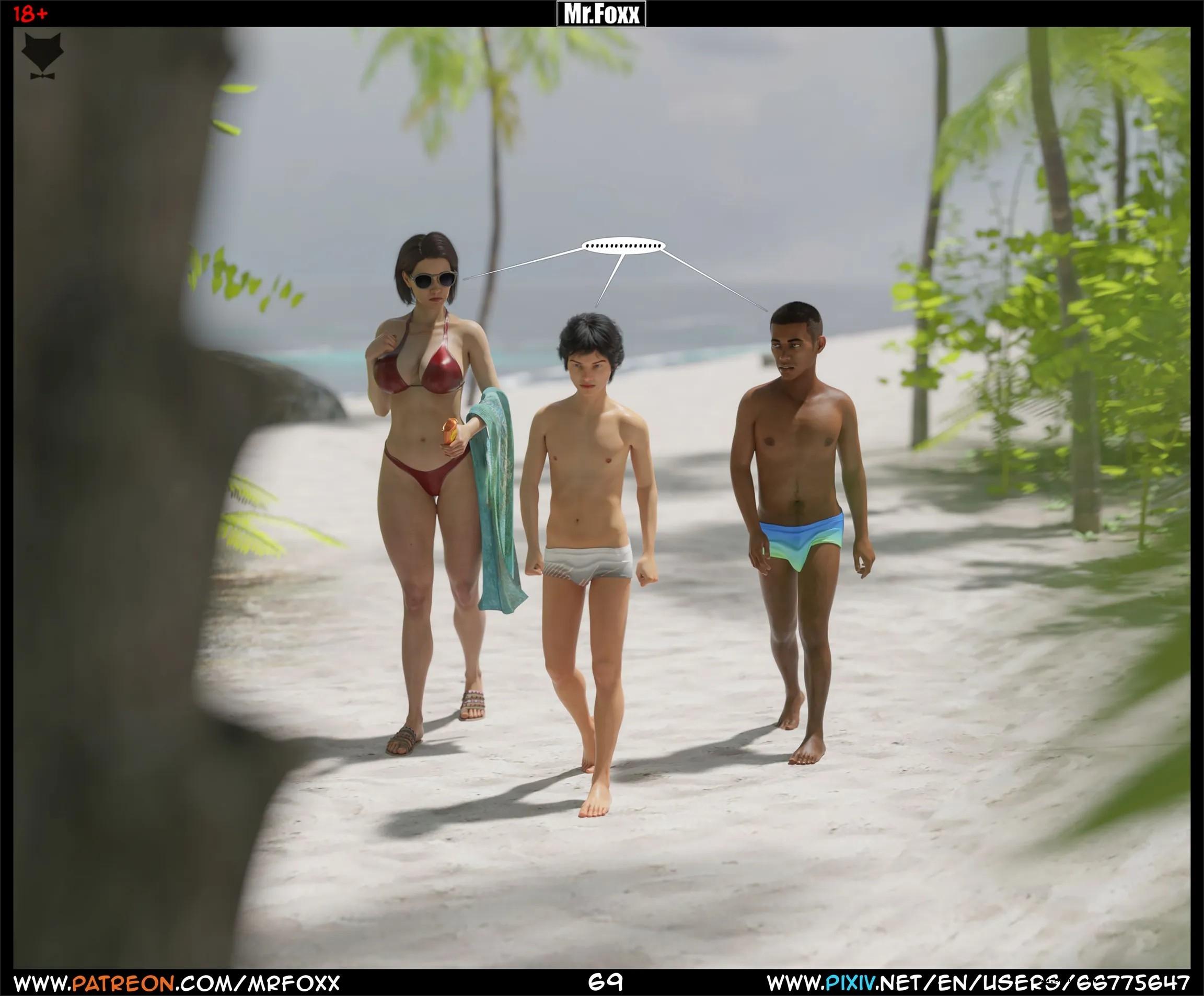 【3D】【英文漫画】妈妈的韵事（1）