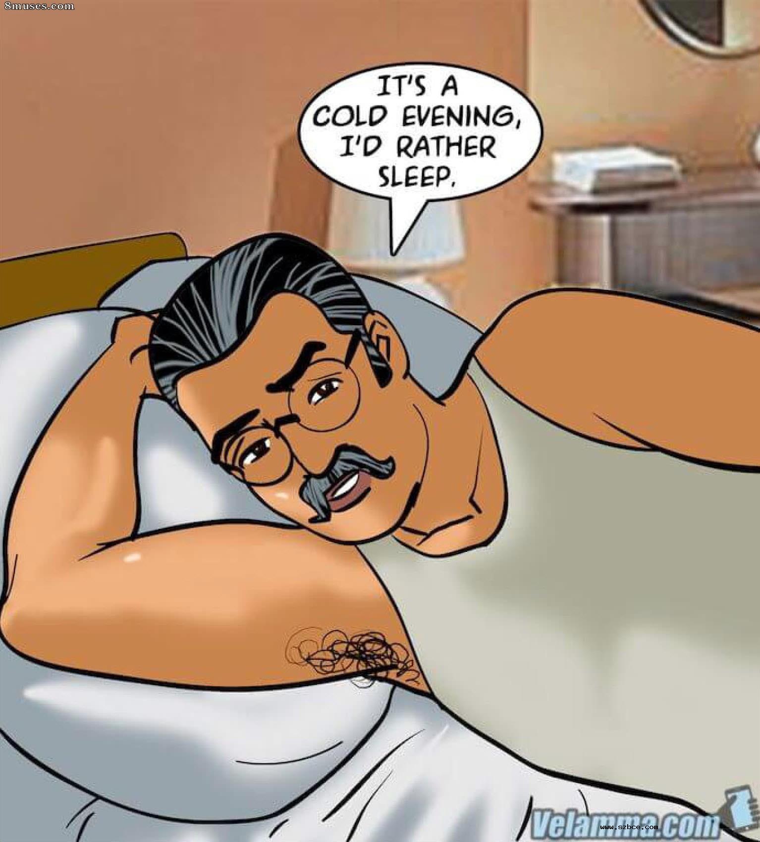 【英文漫画】Velamma 第76话  寒冽的旅程