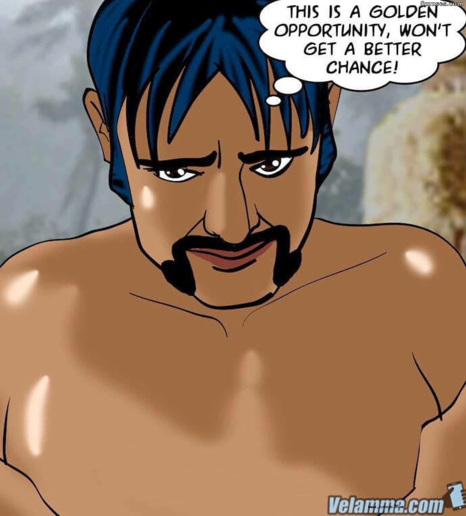 【英文漫画】Velamma 第76话  寒冽的旅程