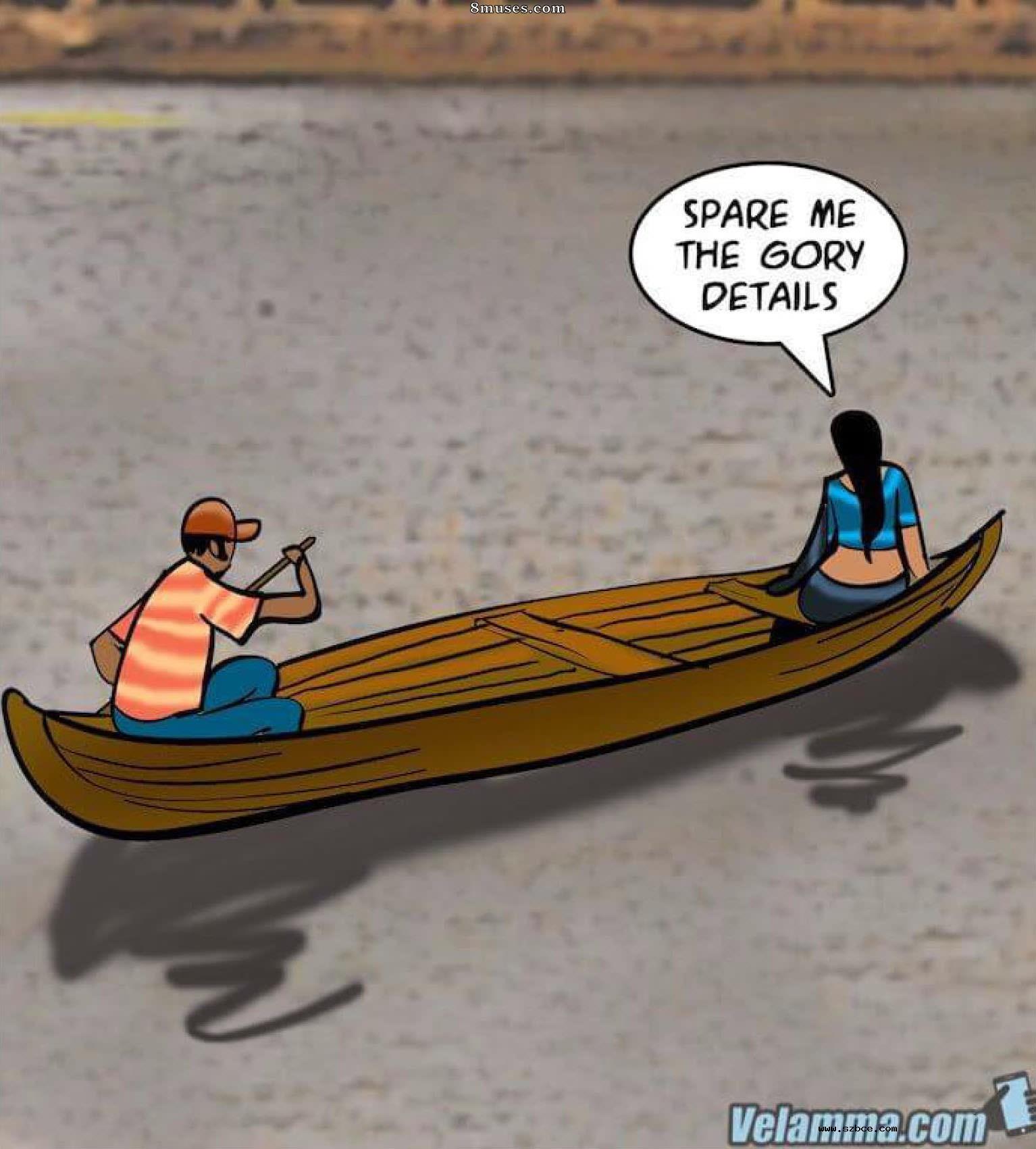 【英文漫画】Velamma 第76话  寒冽的旅程