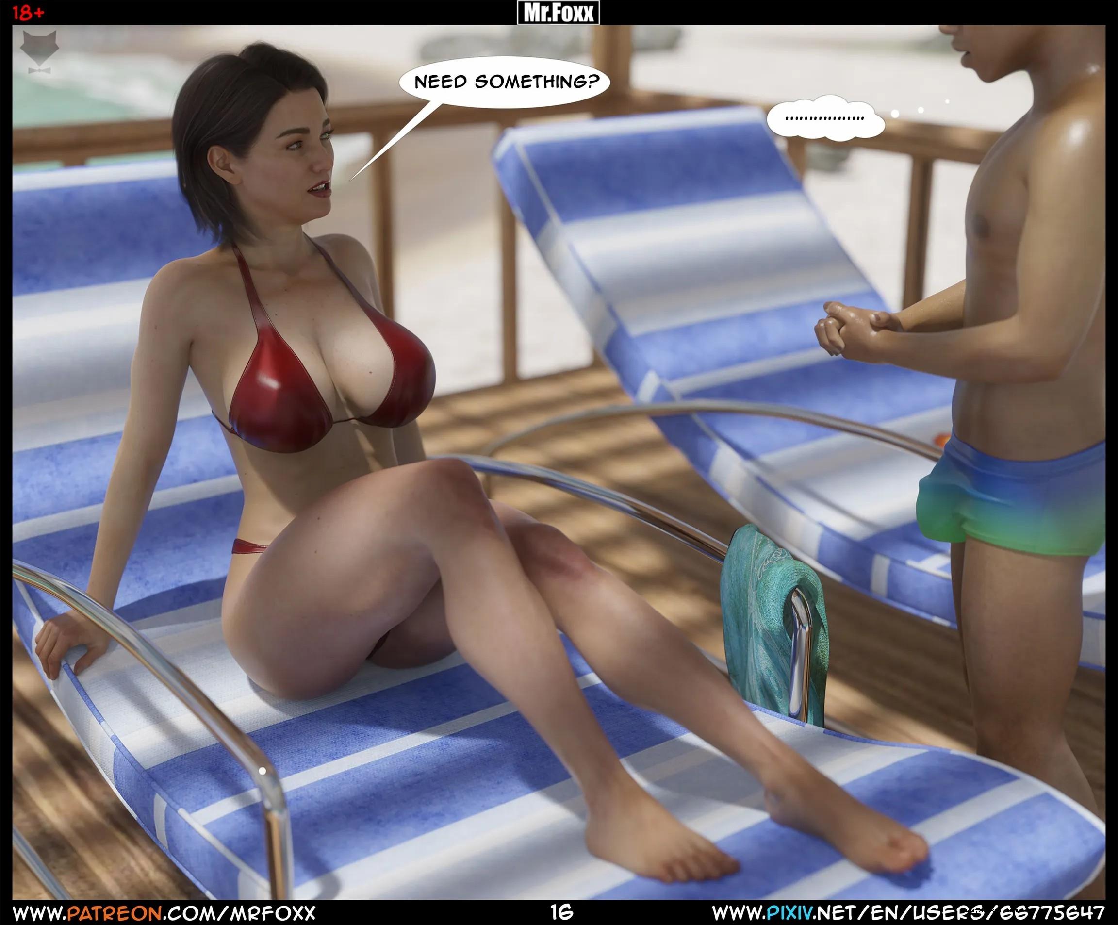 【3D】【英文漫画】妈妈的韵事（1）