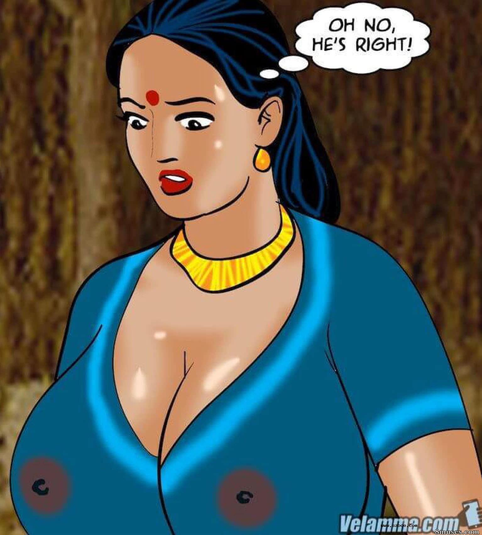 【英文漫画】Velamma 第76话  寒冽的旅程