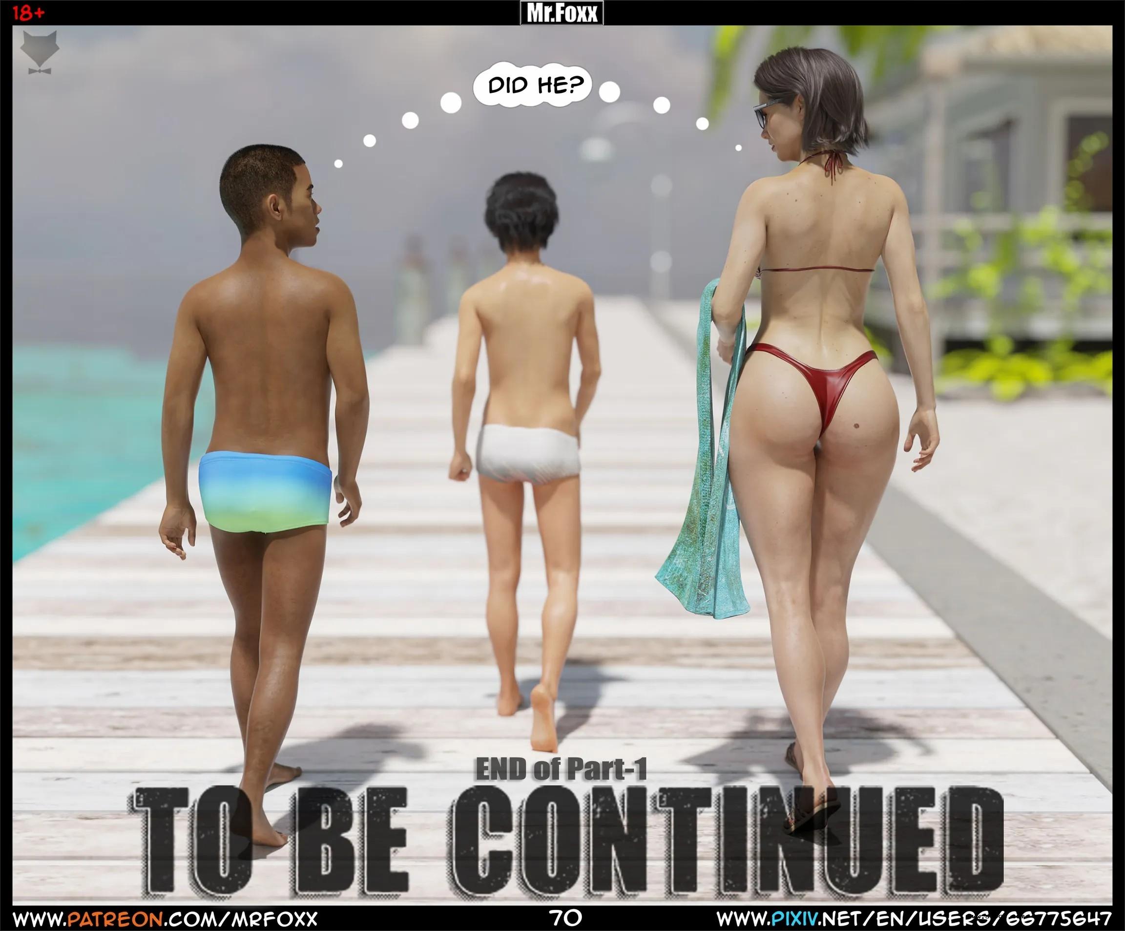 【3D】【英文漫画】妈妈的韵事（1）