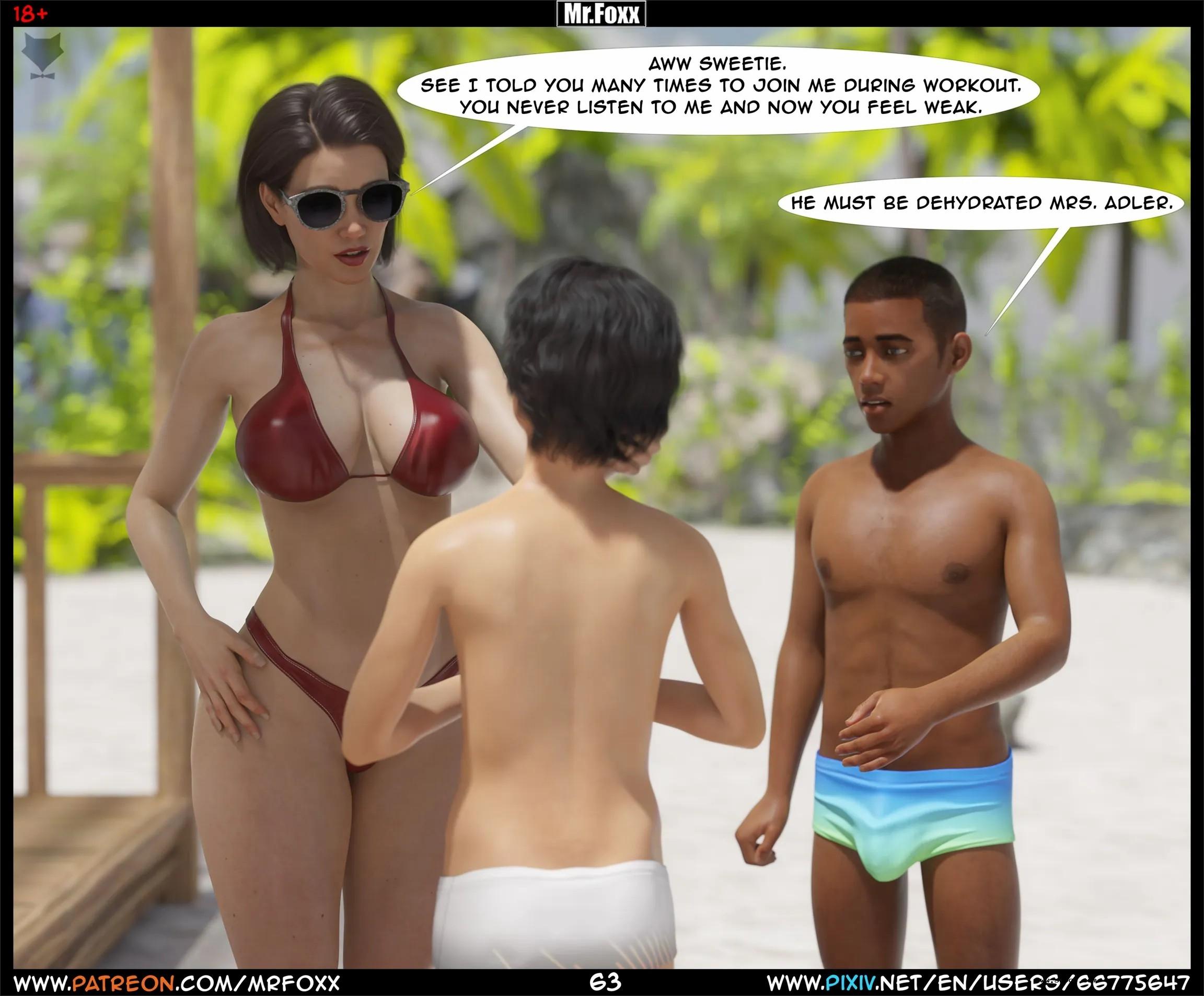 【3D】【英文漫画】妈妈的韵事（1）