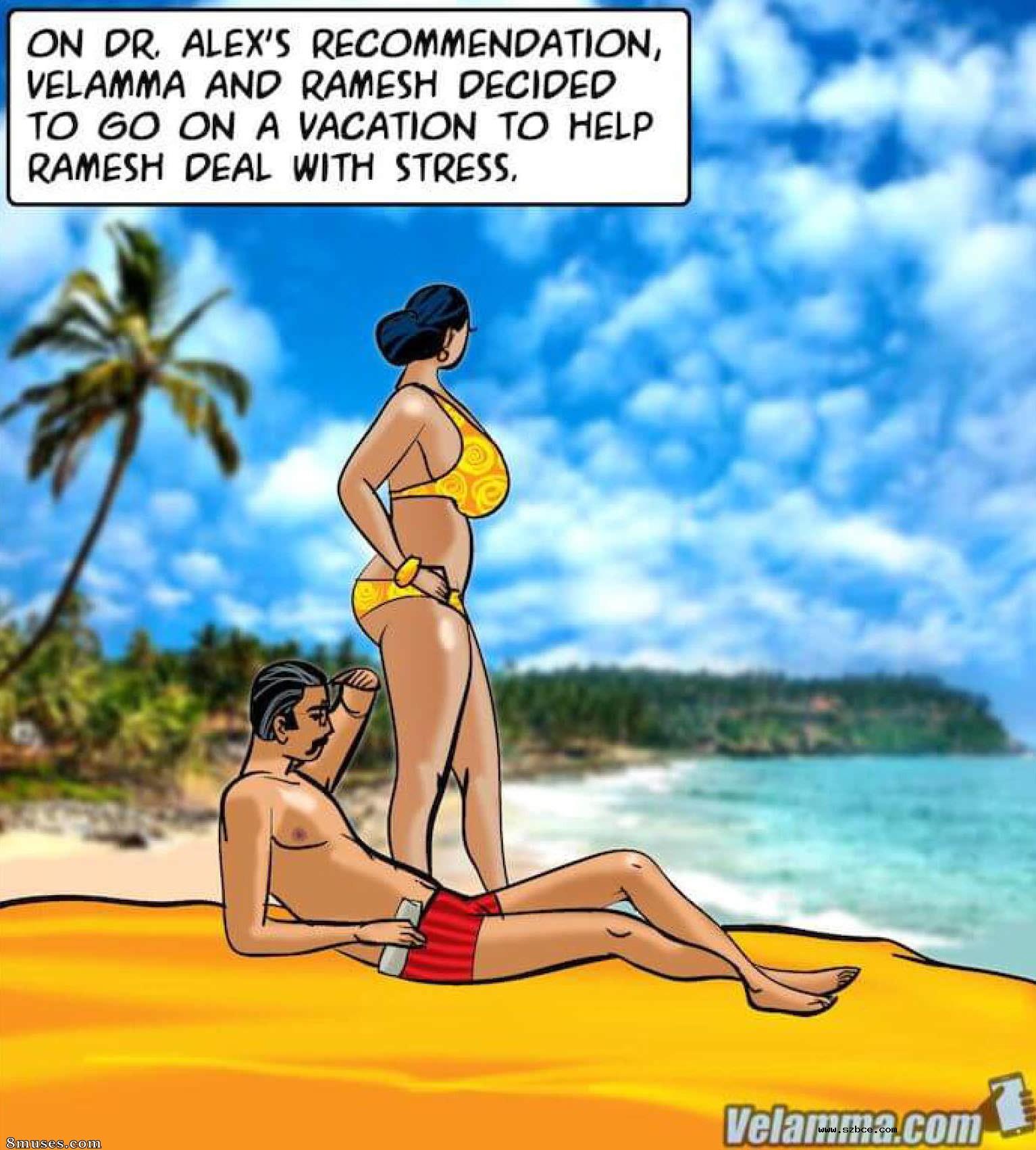 【英文漫画】Velamma 第76话  寒冽的旅程