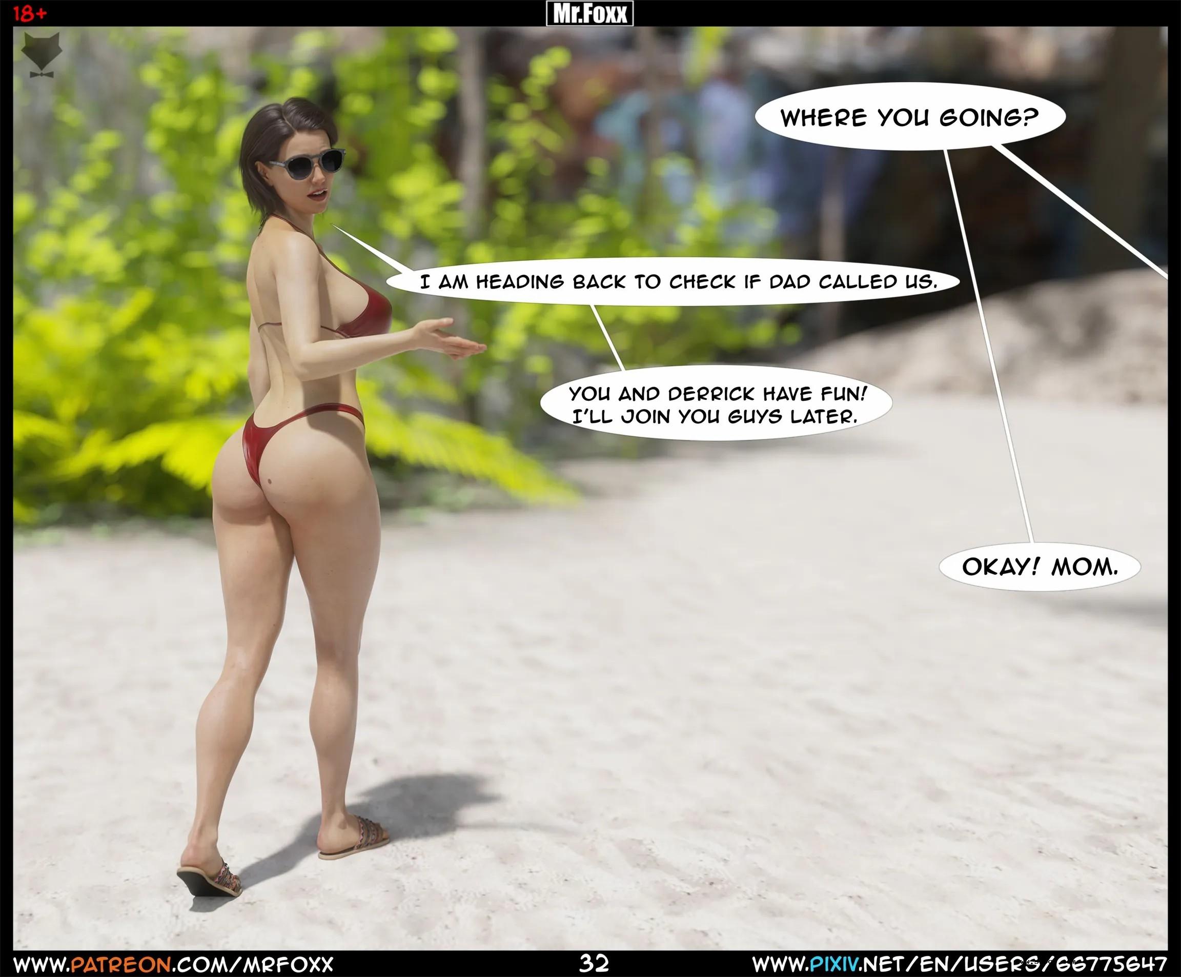 【3D】【英文漫画】妈妈的韵事（1）