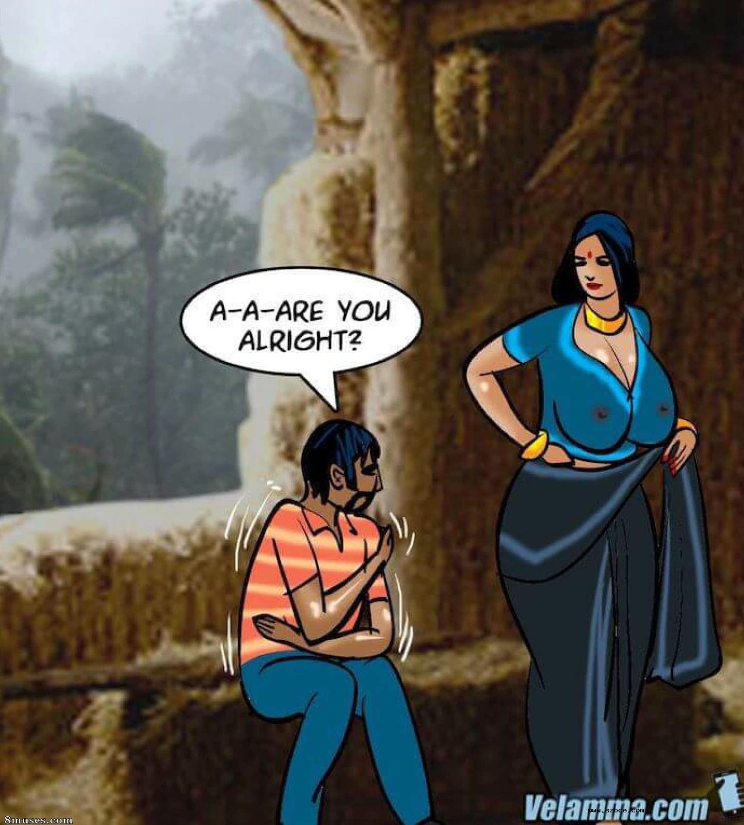 【英文漫画】Velamma 第76话  寒冽的旅程