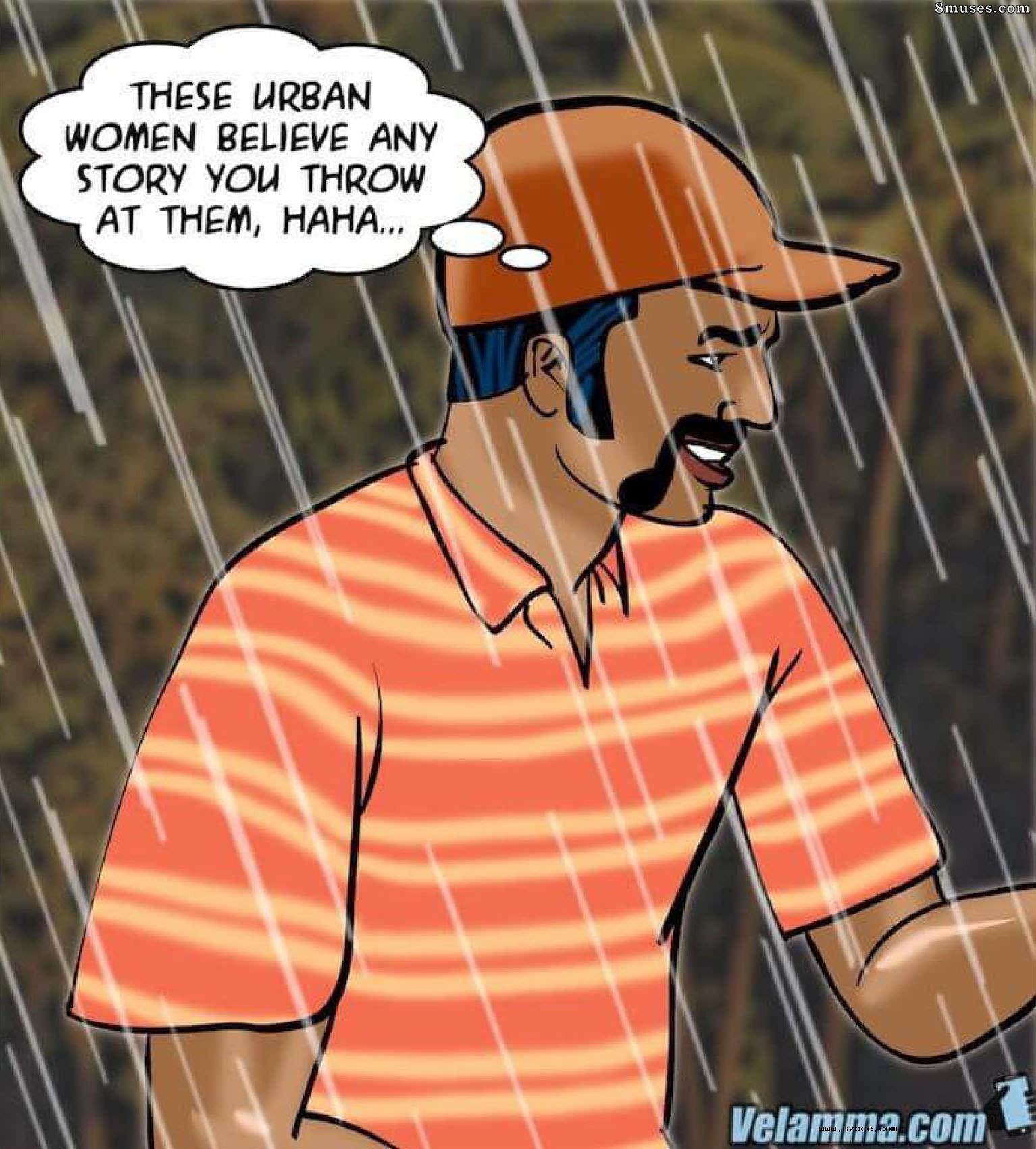 【英文漫画】Velamma 第76话  寒冽的旅程