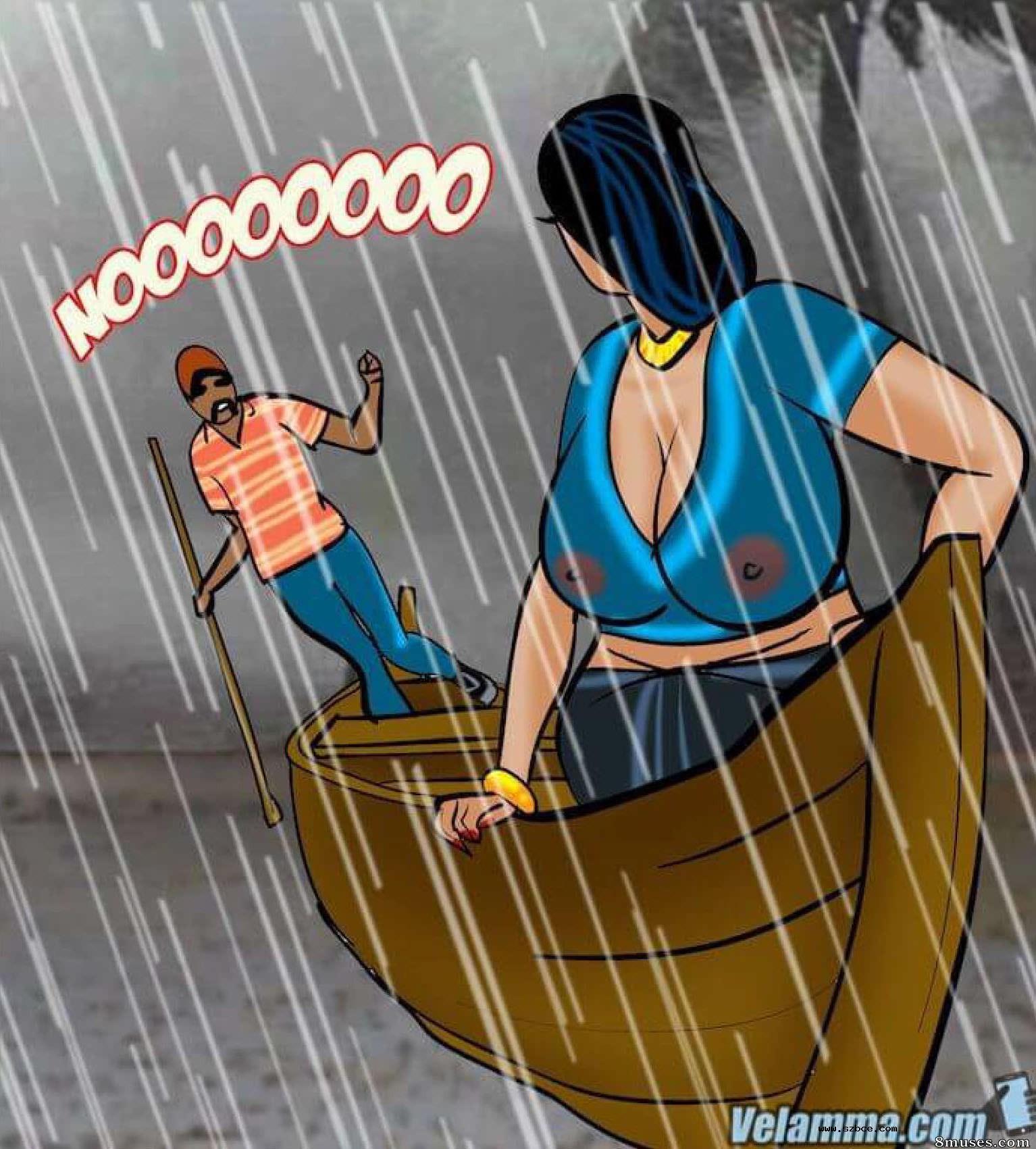 【英文漫画】Velamma 第76话  寒冽的旅程