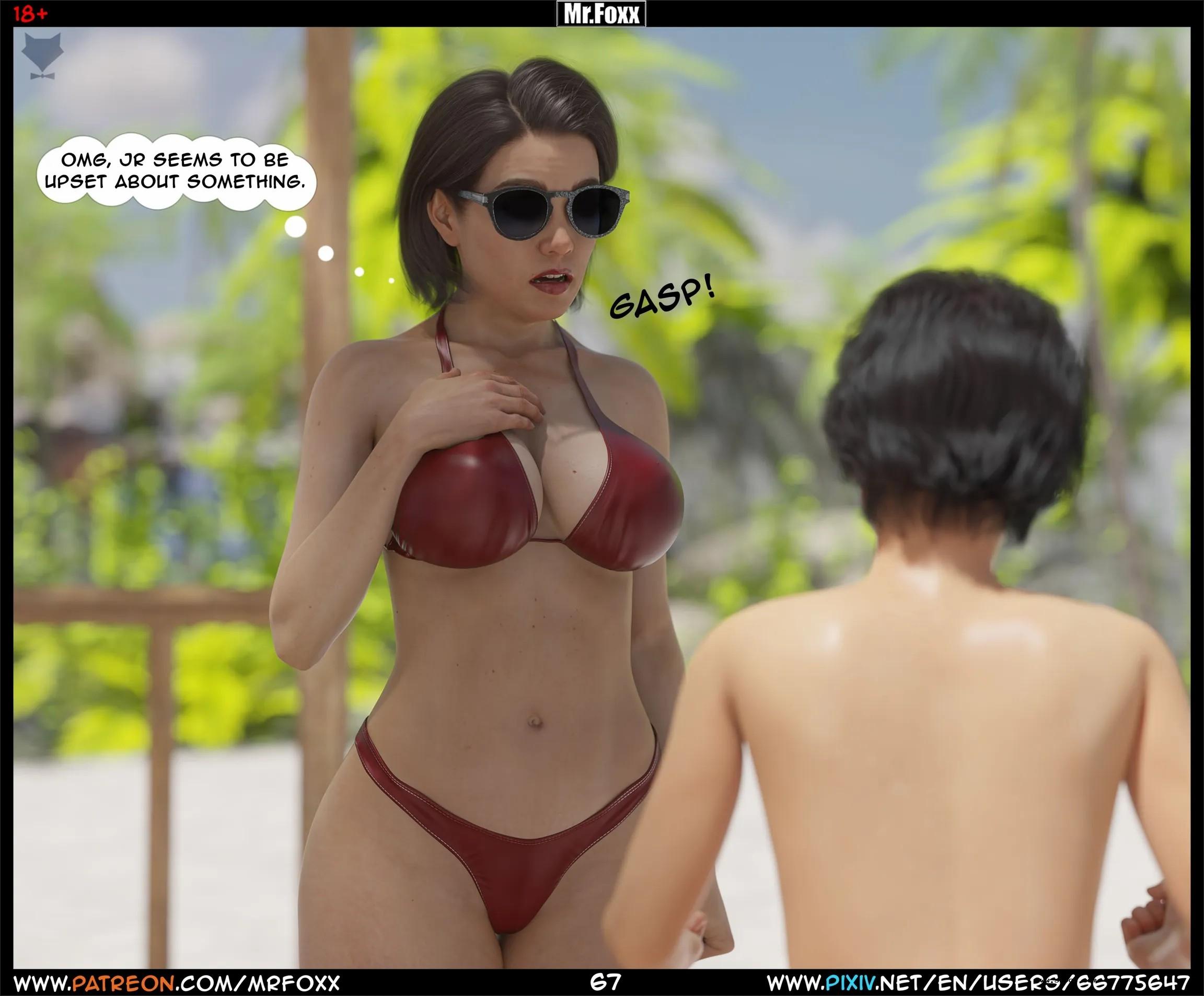 【3D】【英文漫画】妈妈的韵事（1）