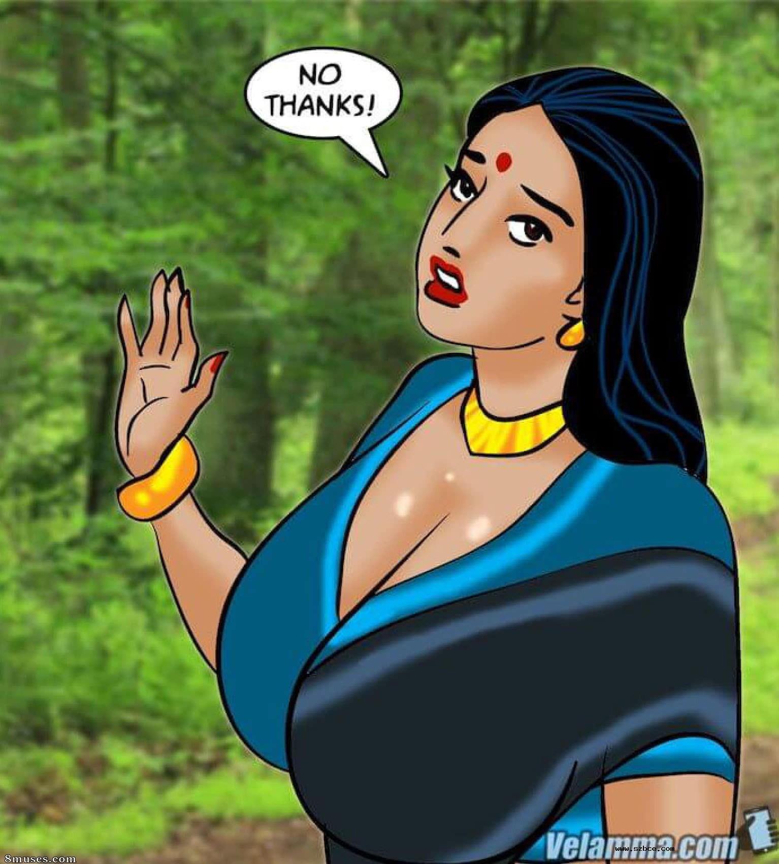 【英文漫画】Velamma 第76话  寒冽的旅程