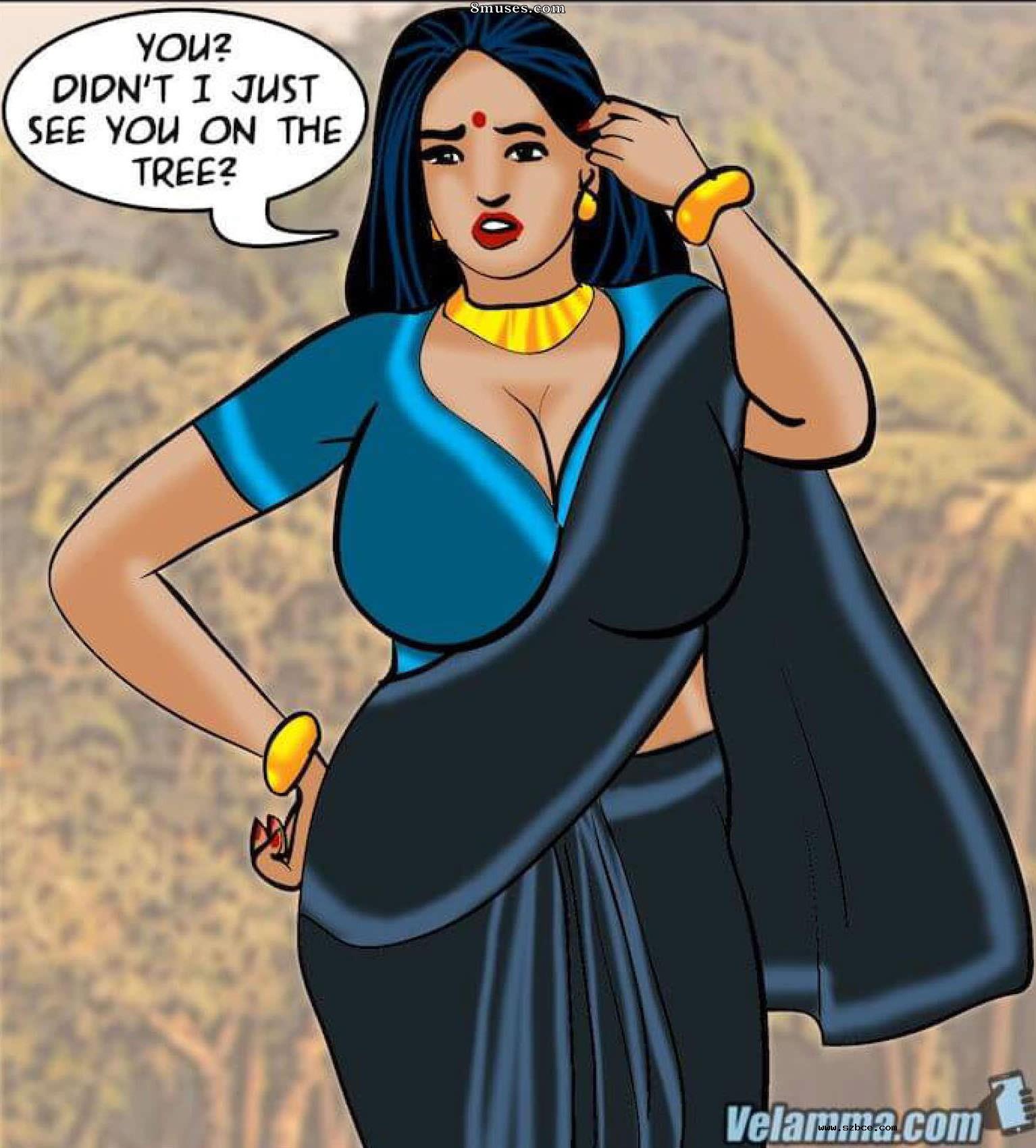 【英文漫画】Velamma 第76话  寒冽的旅程