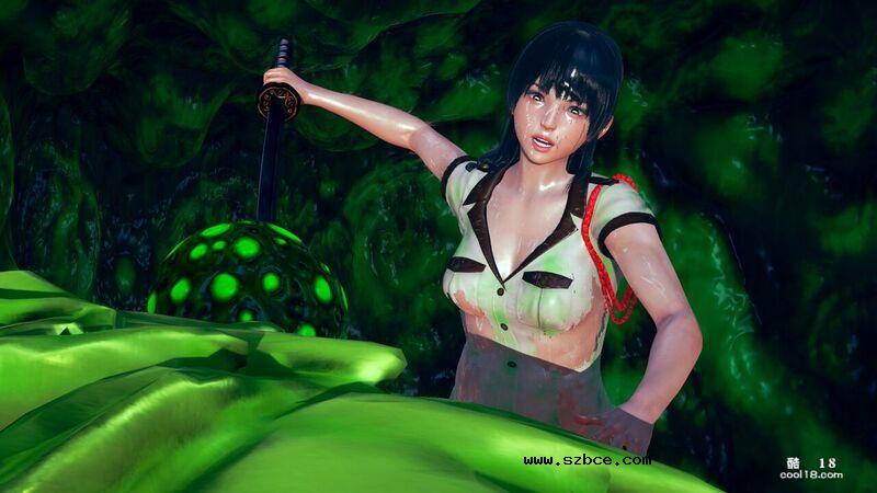 【3D】恶魔警官 Akane Harrison：史莱姆遭遇