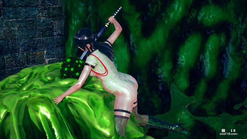 【3D】恶魔警官 Akane Harrison：史莱姆遭遇