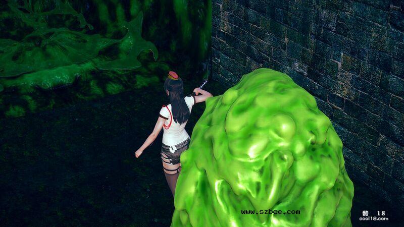 【3D】恶魔警官 Akane Harrison：史莱姆遭遇