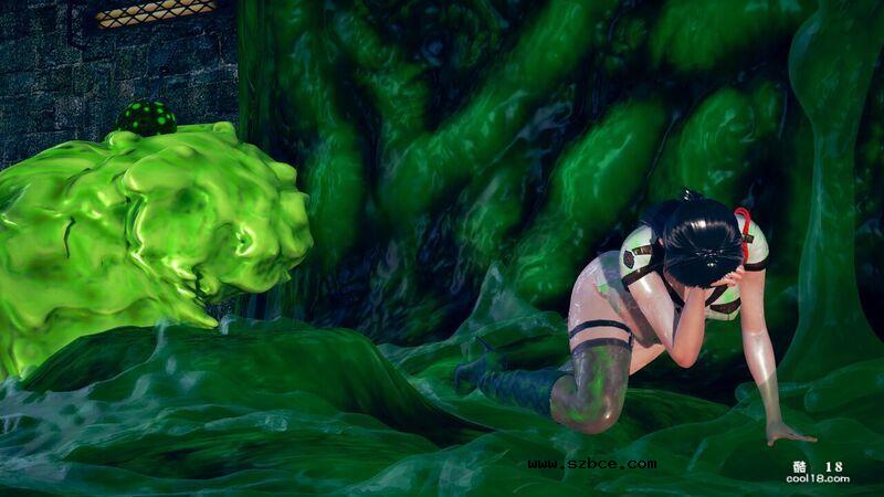 【3D】恶魔警官 Akane Harrison：史莱姆遭遇