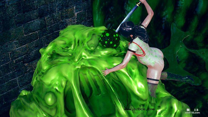 【3D】恶魔警官 Akane Harrison：史莱姆遭遇