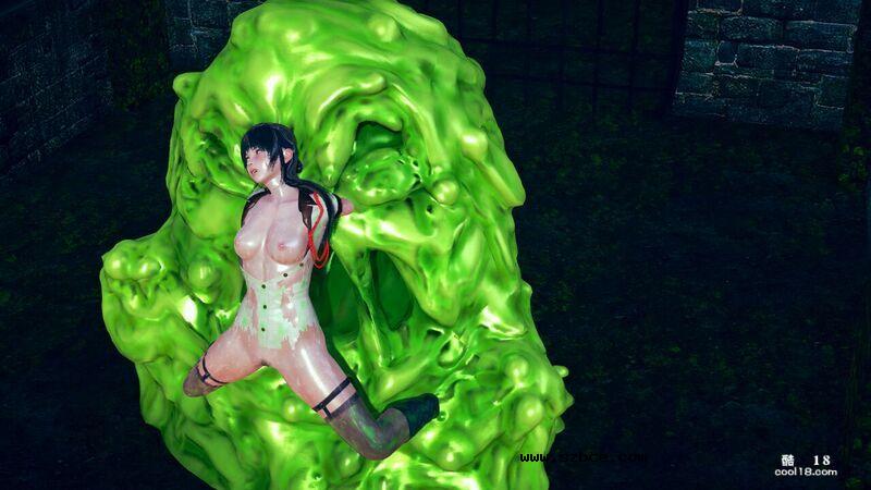 【3D】恶魔警官 Akane Harrison：史莱姆遭遇