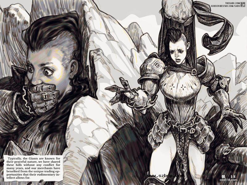 【英文漫画】与巨人的相遇