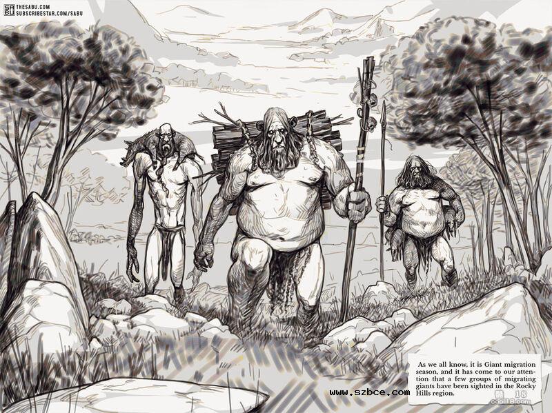 【英文漫画】与巨人的相遇