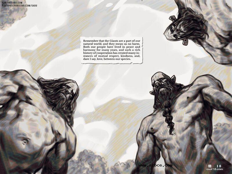 【英文漫画】与巨人的相遇